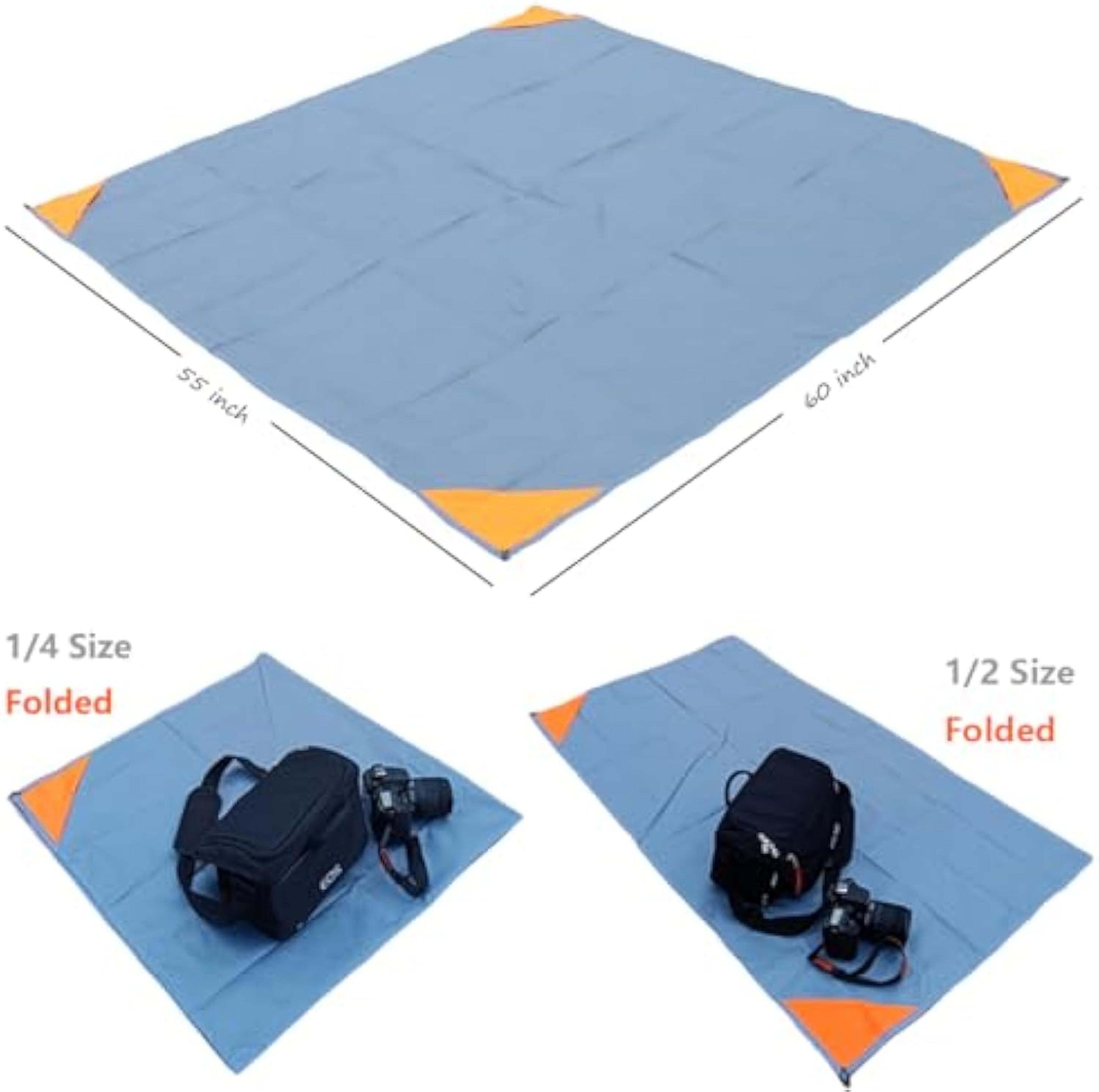 Waterproof Portable Beach Mat  Folding Picnic Blanket 2