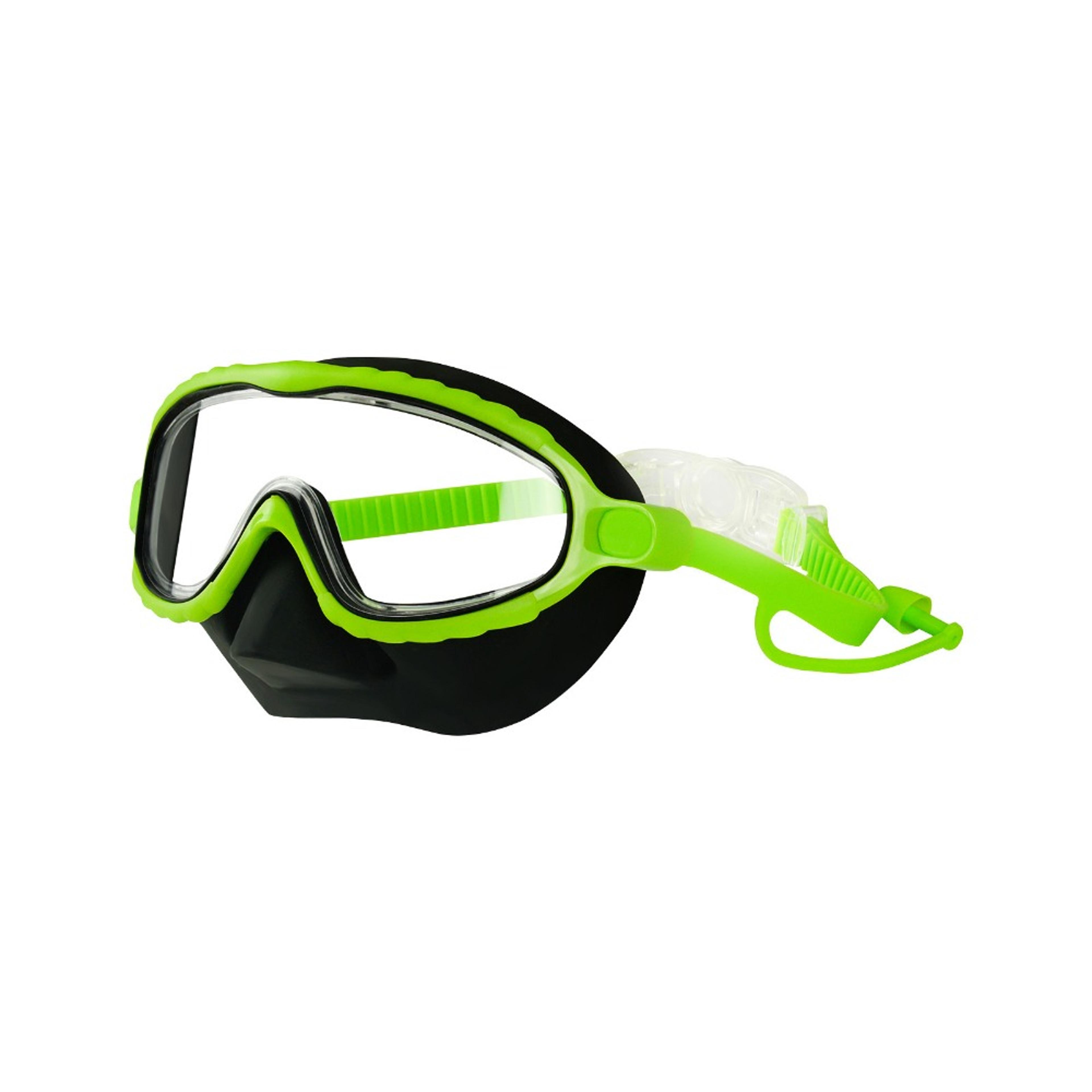 Kids Anti Fog Swim Goggles With Nose Cover Wide View Panoramic Diving Mask For Toddlers 8