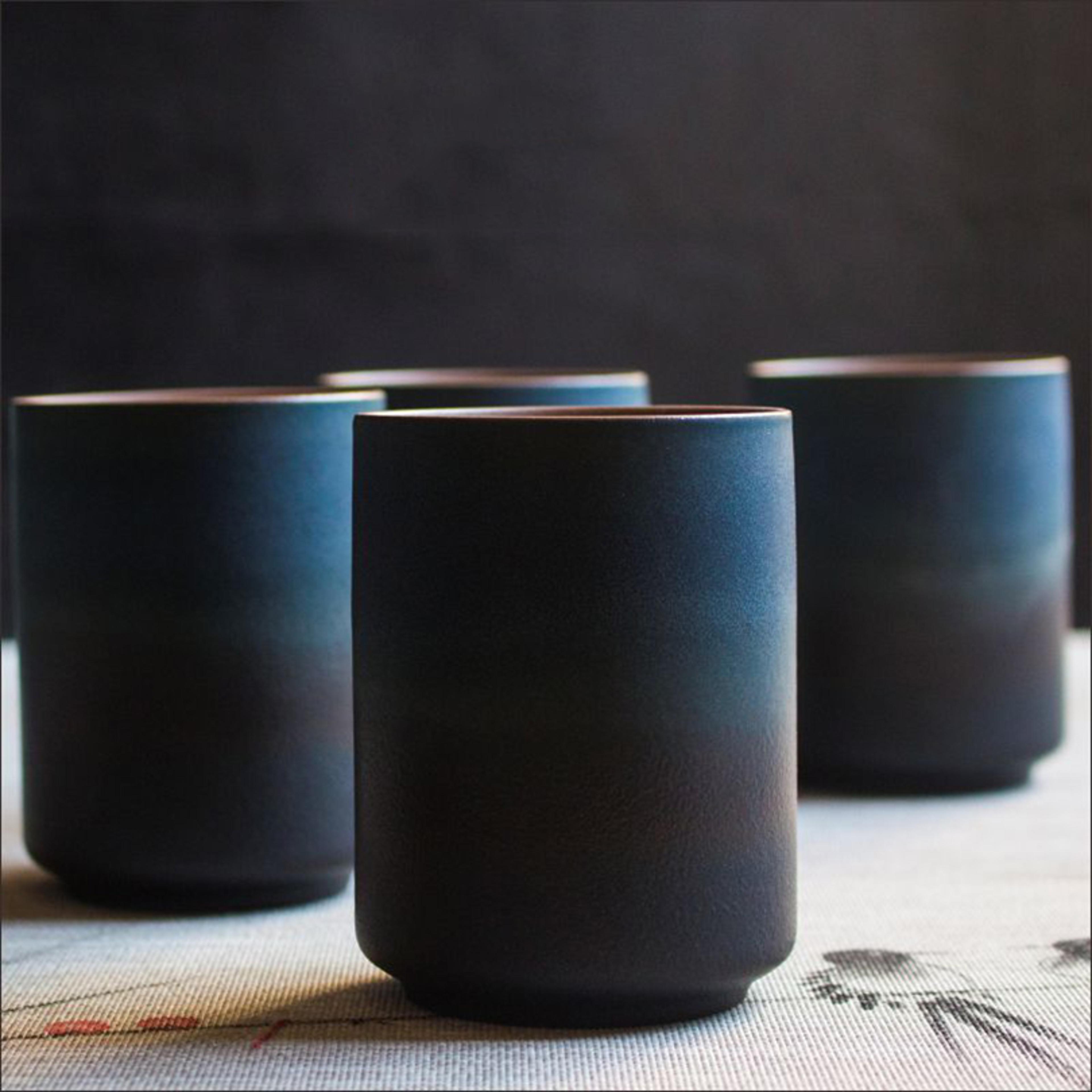 Ceramic Mug Retro Gradient Stoneware Coffee Tea Cup 3