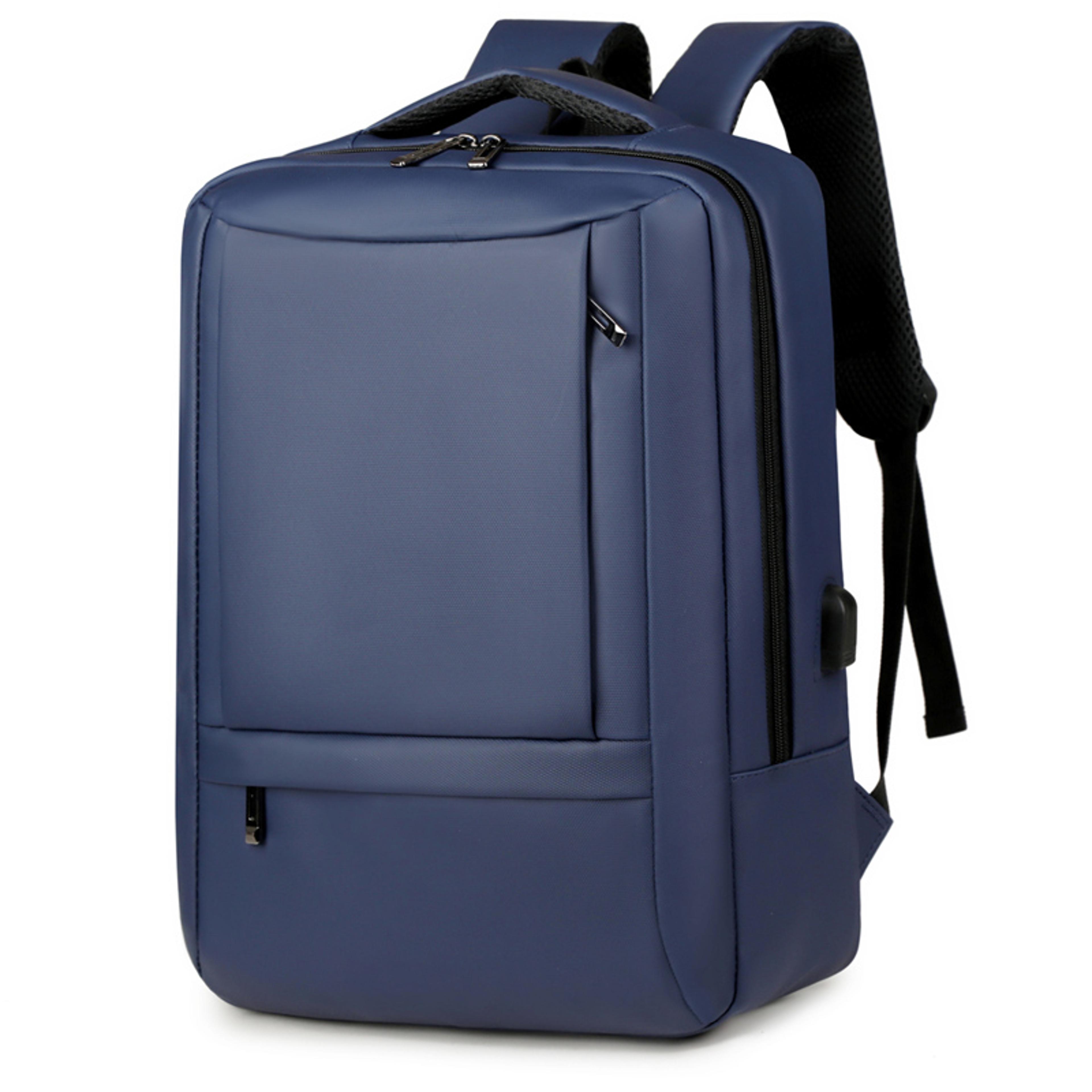 Mens Business Backpack Large Capacity  Multi Compartment Laptop Bag For Work  Travel 7