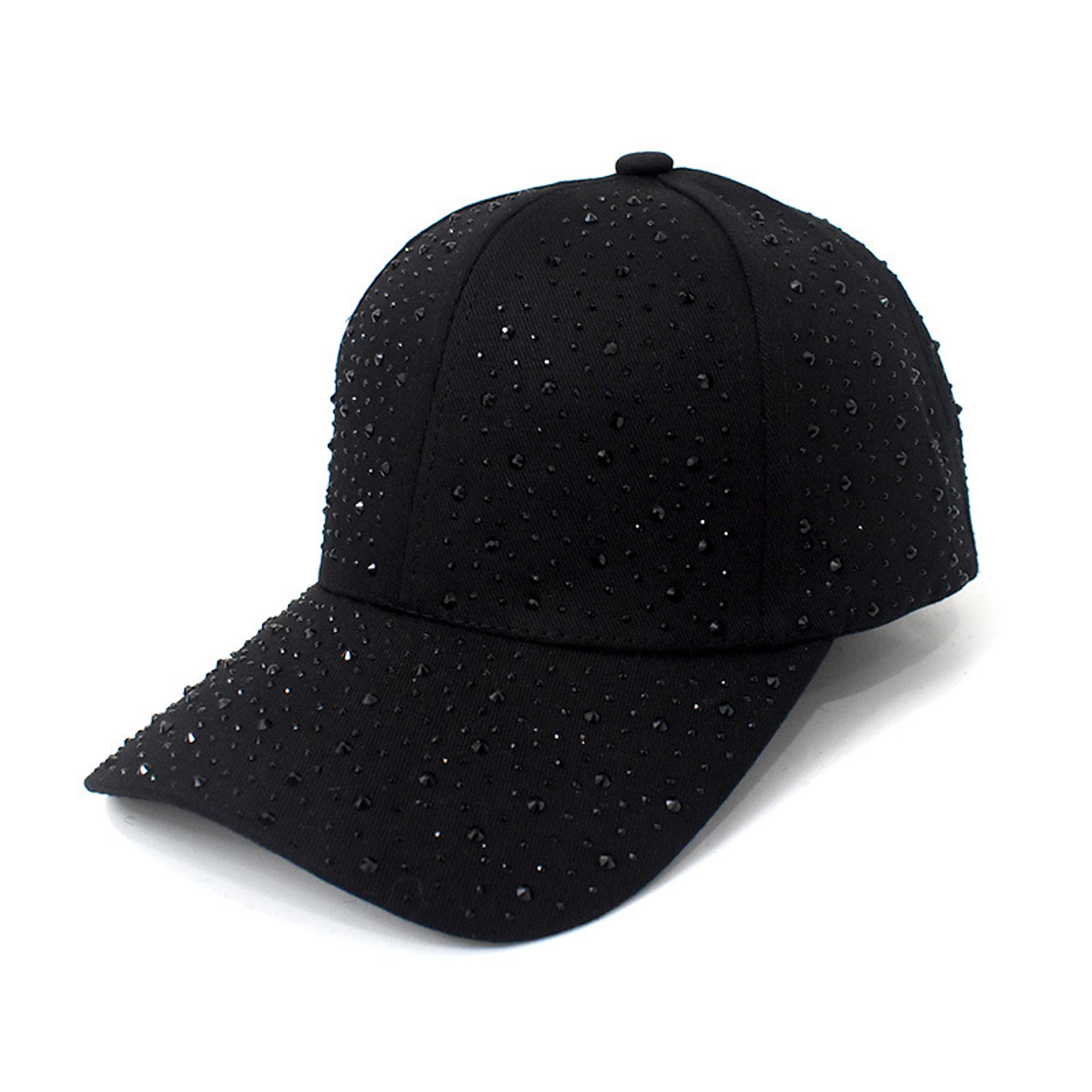 Rhinestone Baseball Cap Unisex Sun Protection Hat Adjustable 6