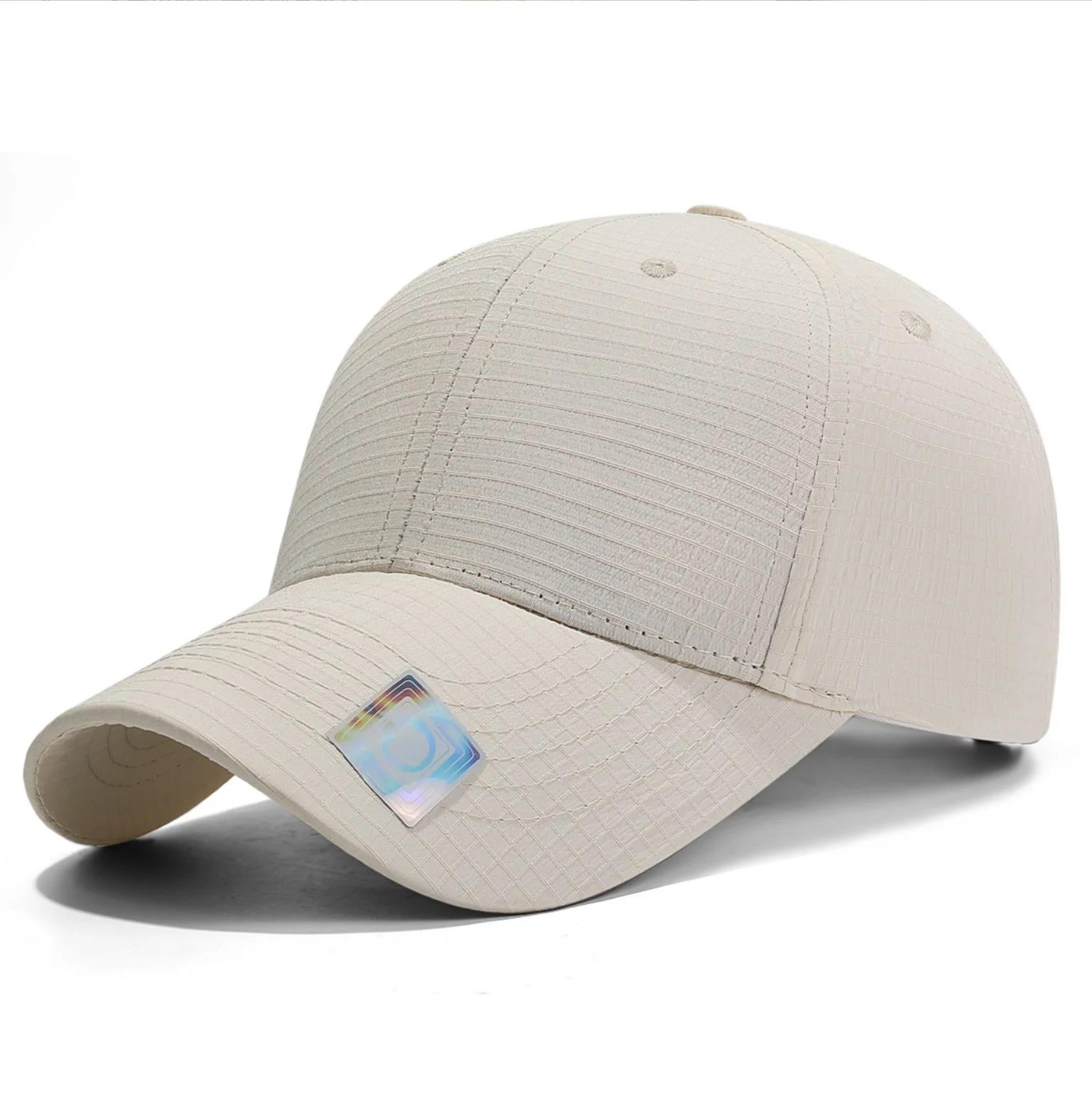 Summer Plaid Baseball Cap Quick Drying Unisex Multi Color 7
