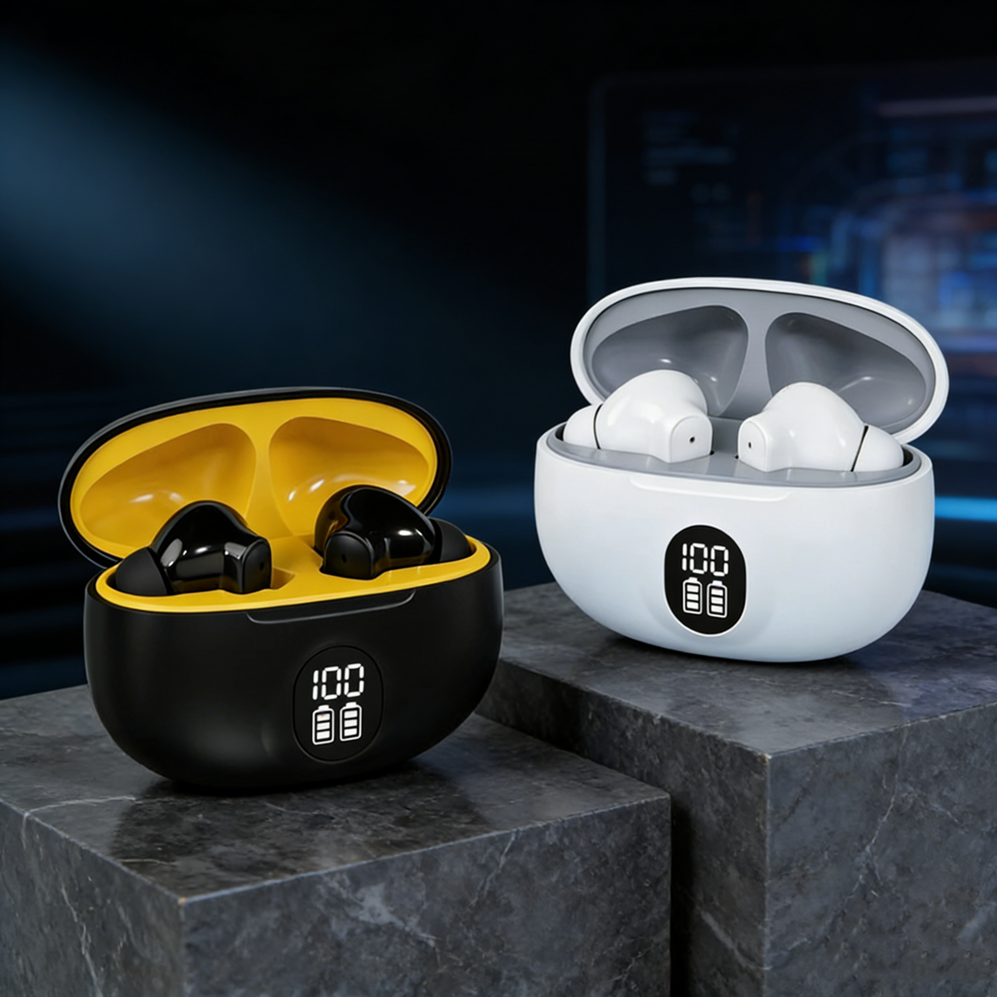 wireless gaming bluetooth headphones with mic and hi fidelity bass