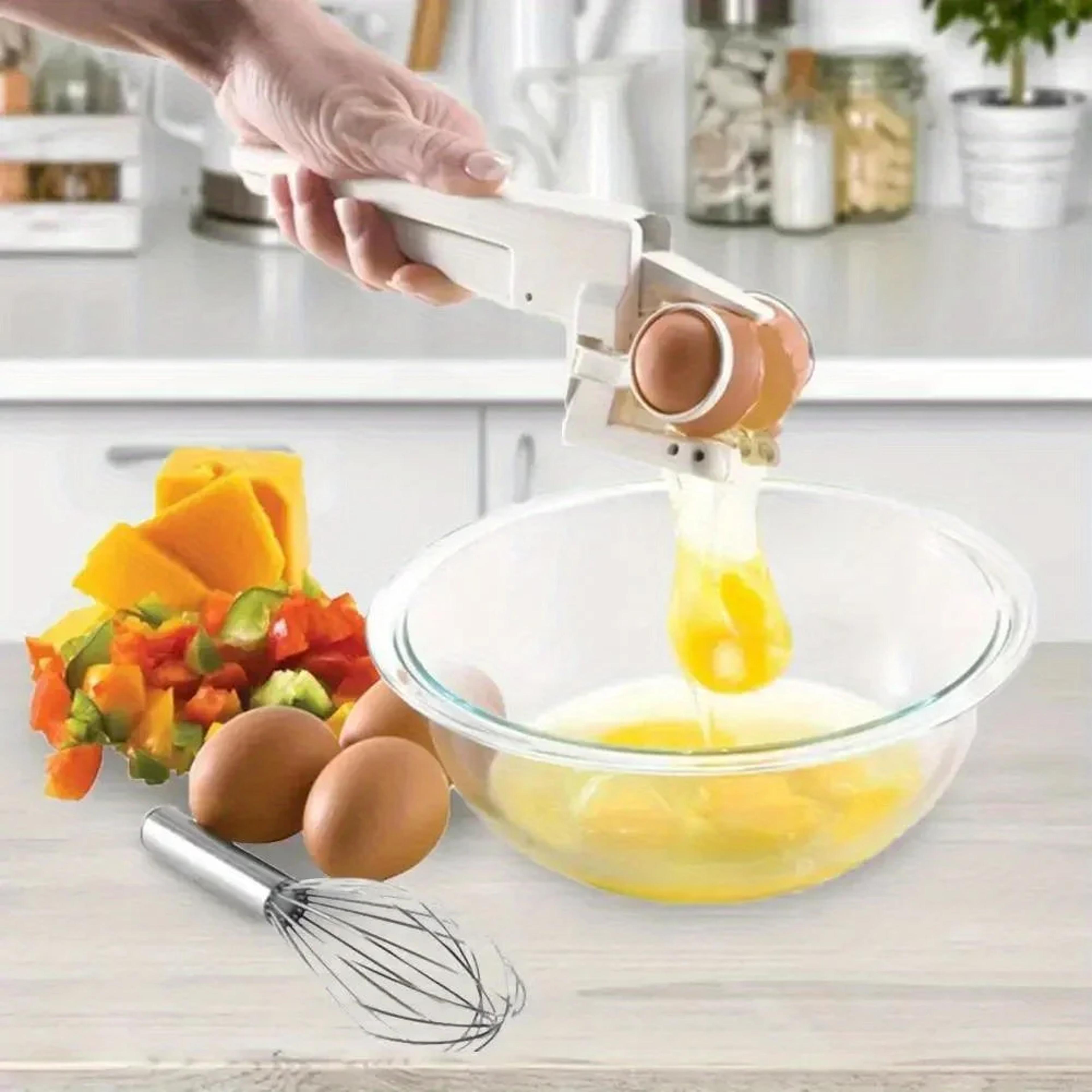 Heavy Duty Egg Cracker  Shell Separator With Ergonomic Handle 1