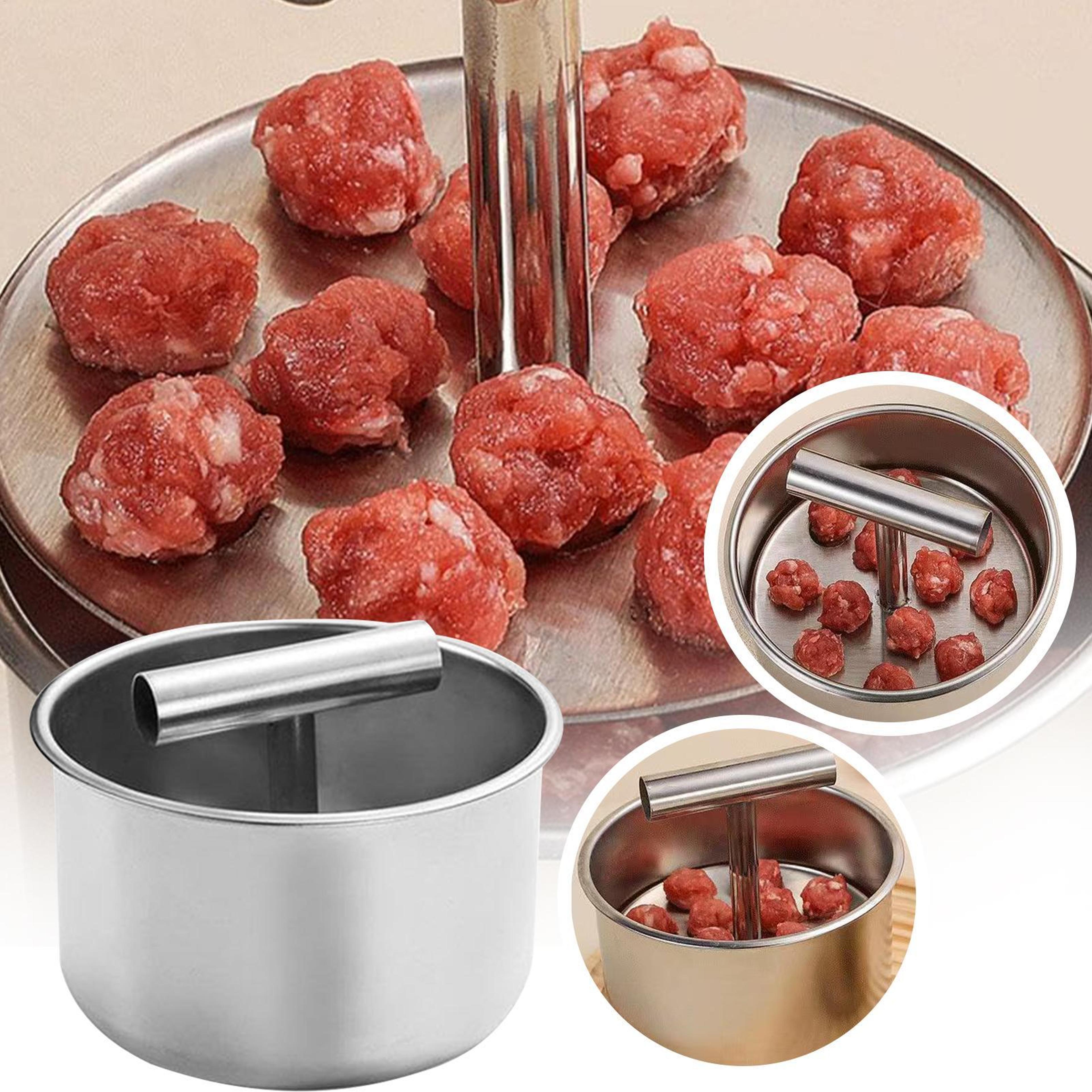 Premium Stainless Steel Meatball Maker Non Stick Multi Functional Kitchen Press 0