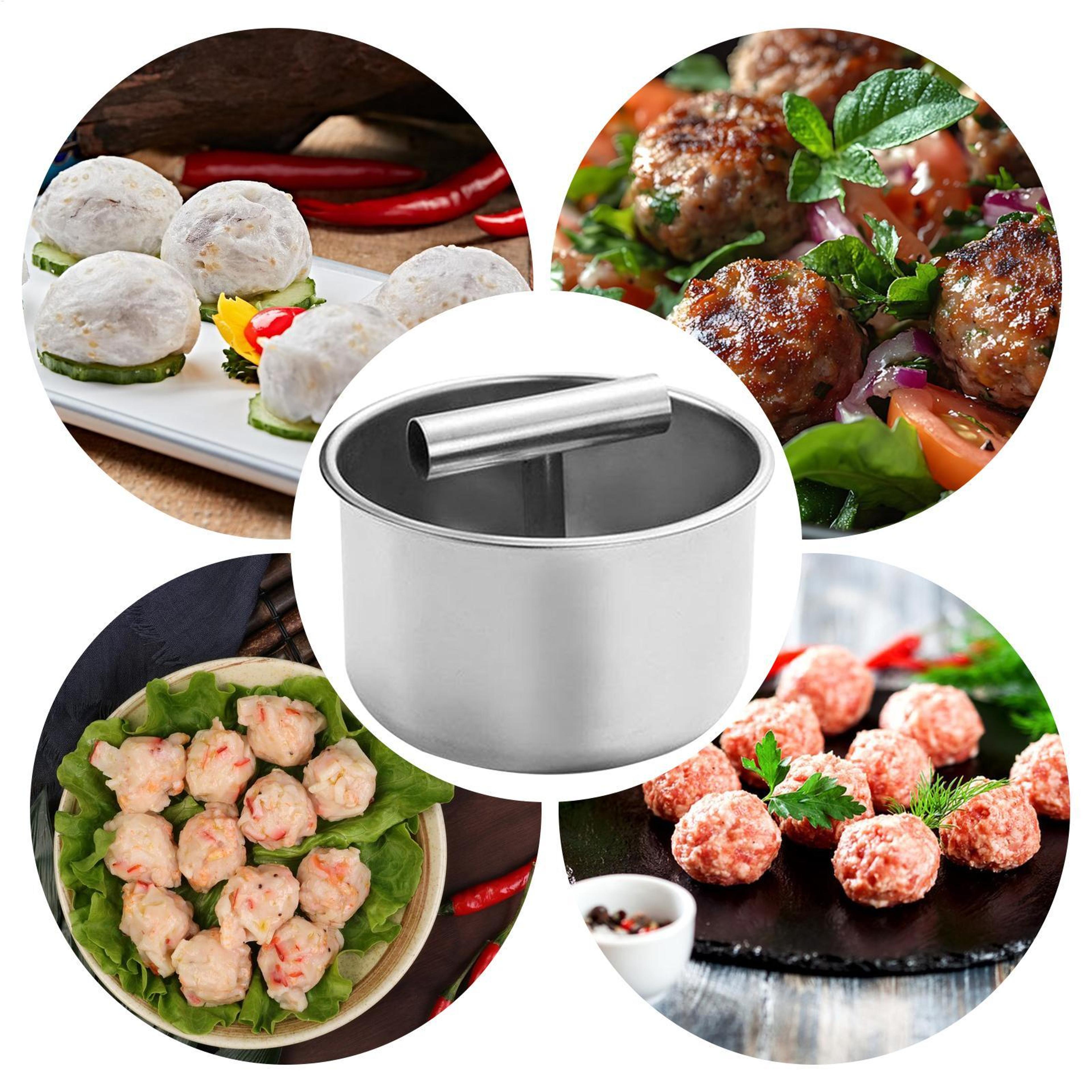 Premium Stainless Steel Meatball Maker Non Stick Multi Functional Kitchen Press 4