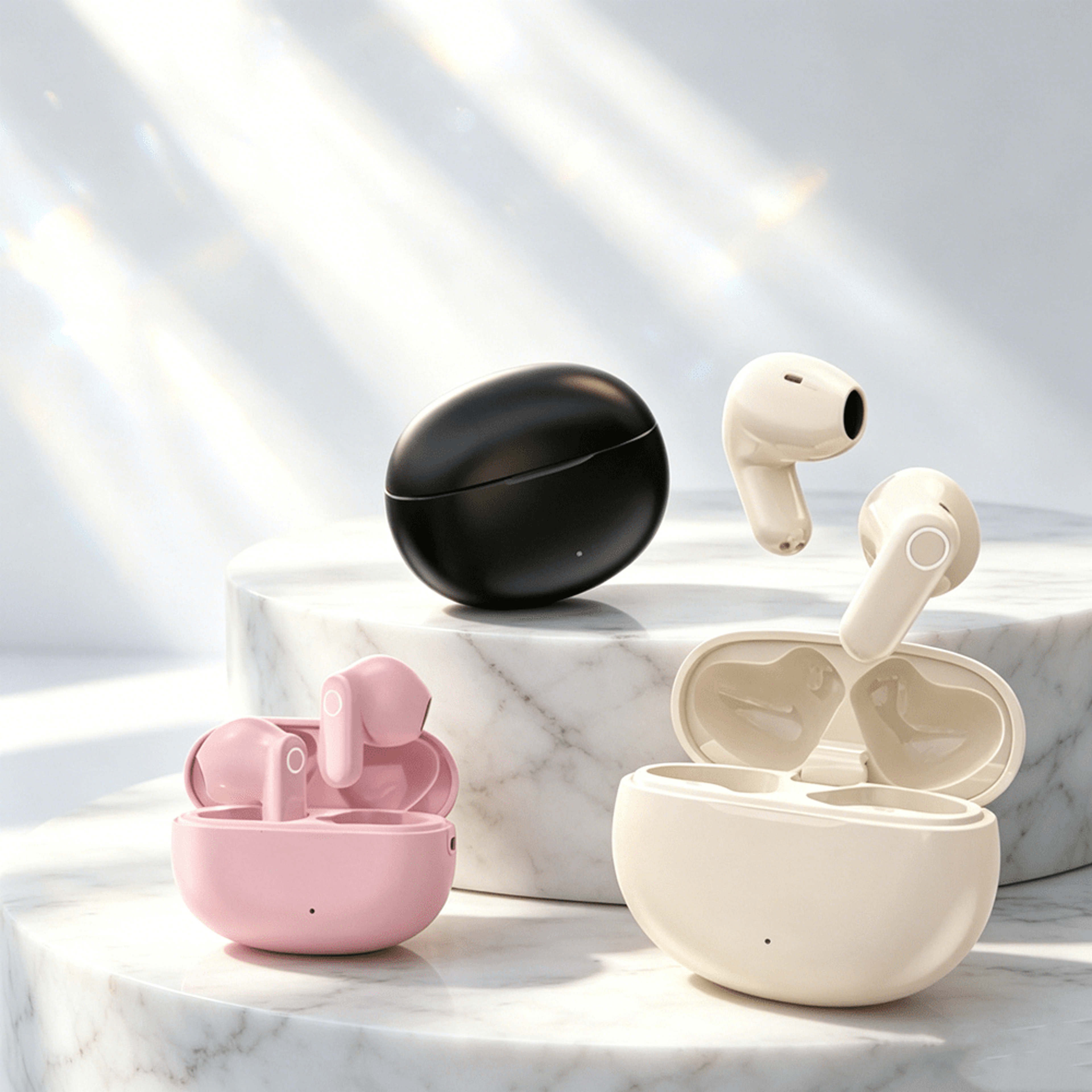 Wireless Bluetooth Earbuds With Active Noise Cancelling For Gaming And Music 0