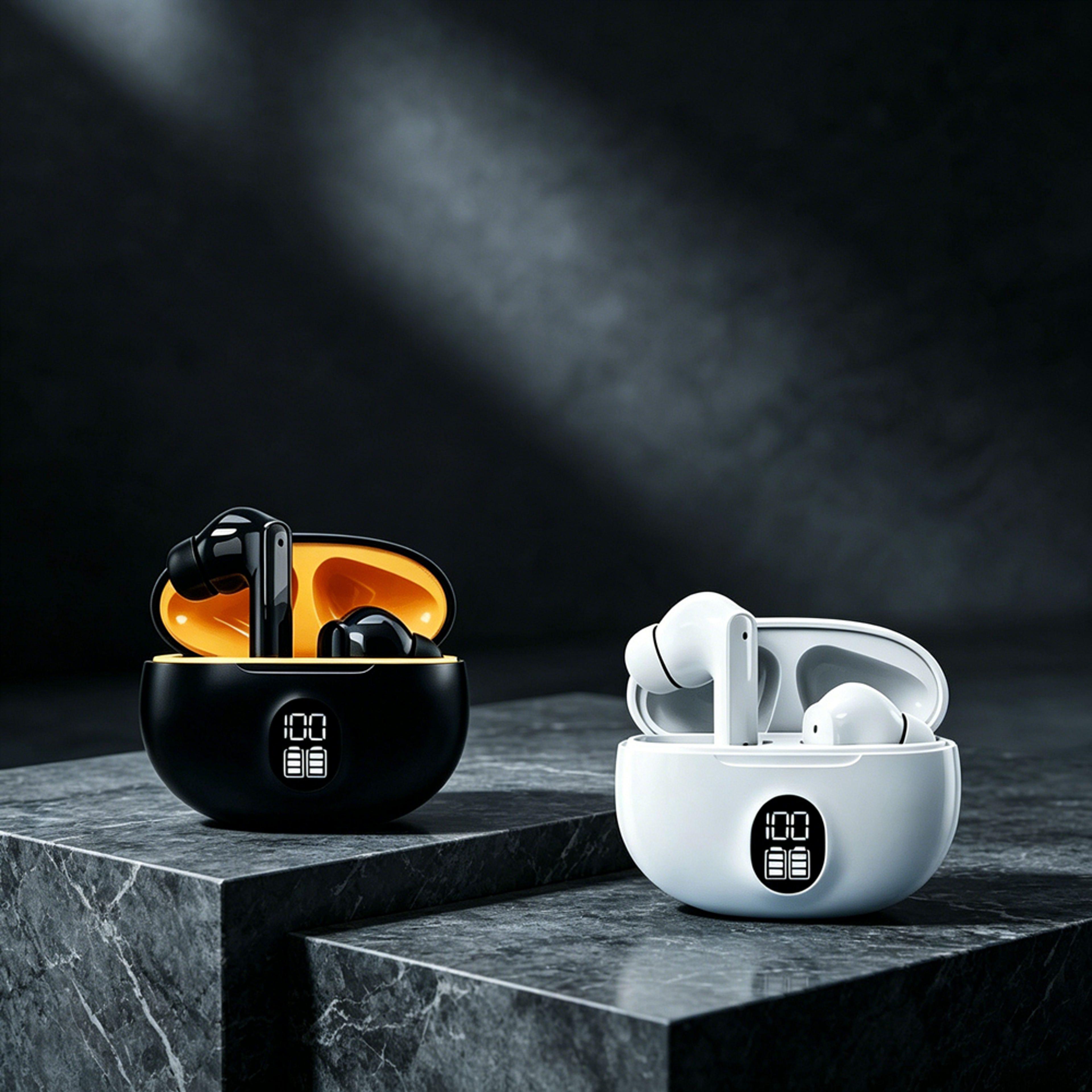 tws wireless gaming earbuds with noise reduction & high fidelity bass