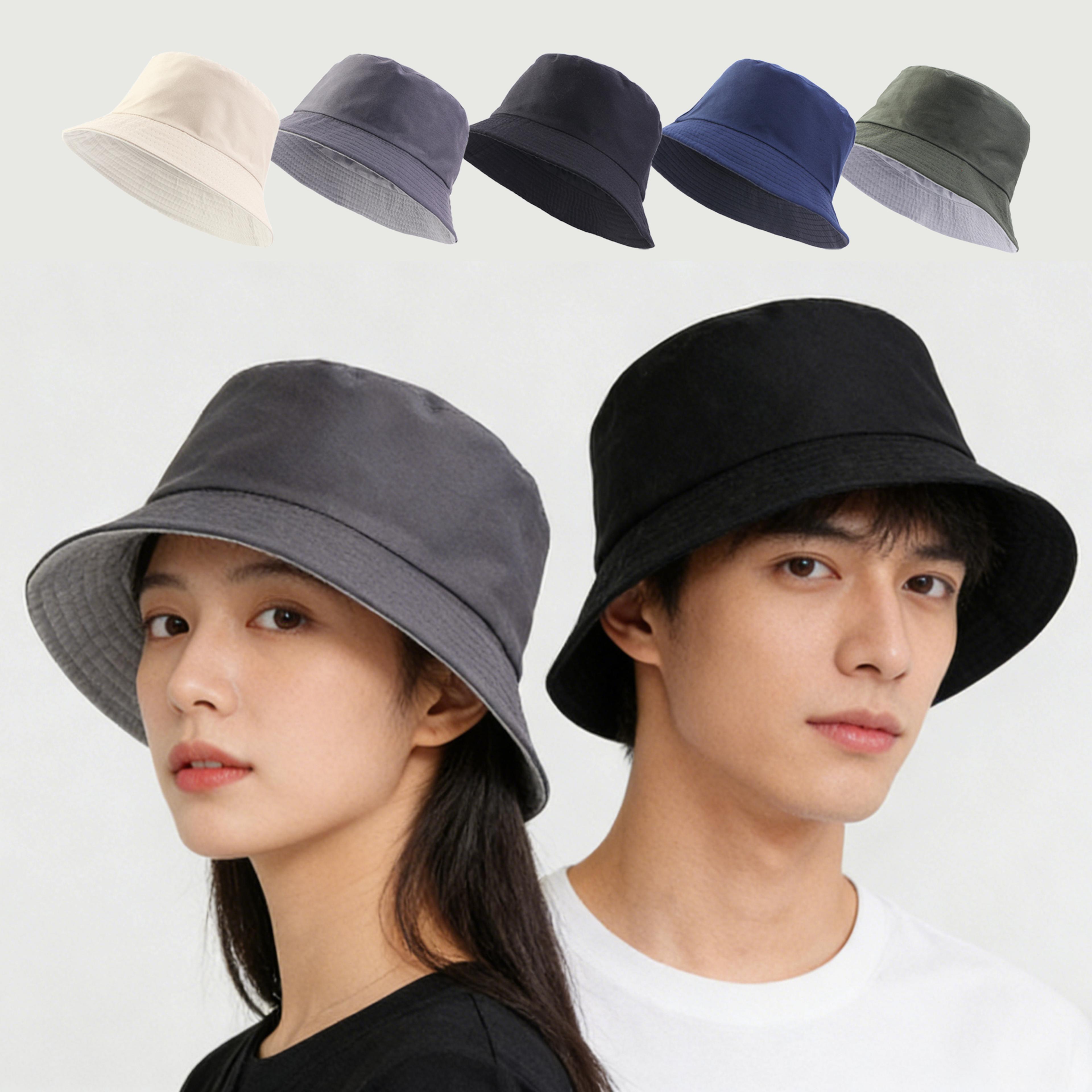 Foldable Unisex Sun Hat Reversible Bucket Hat Fisherman Cap 0