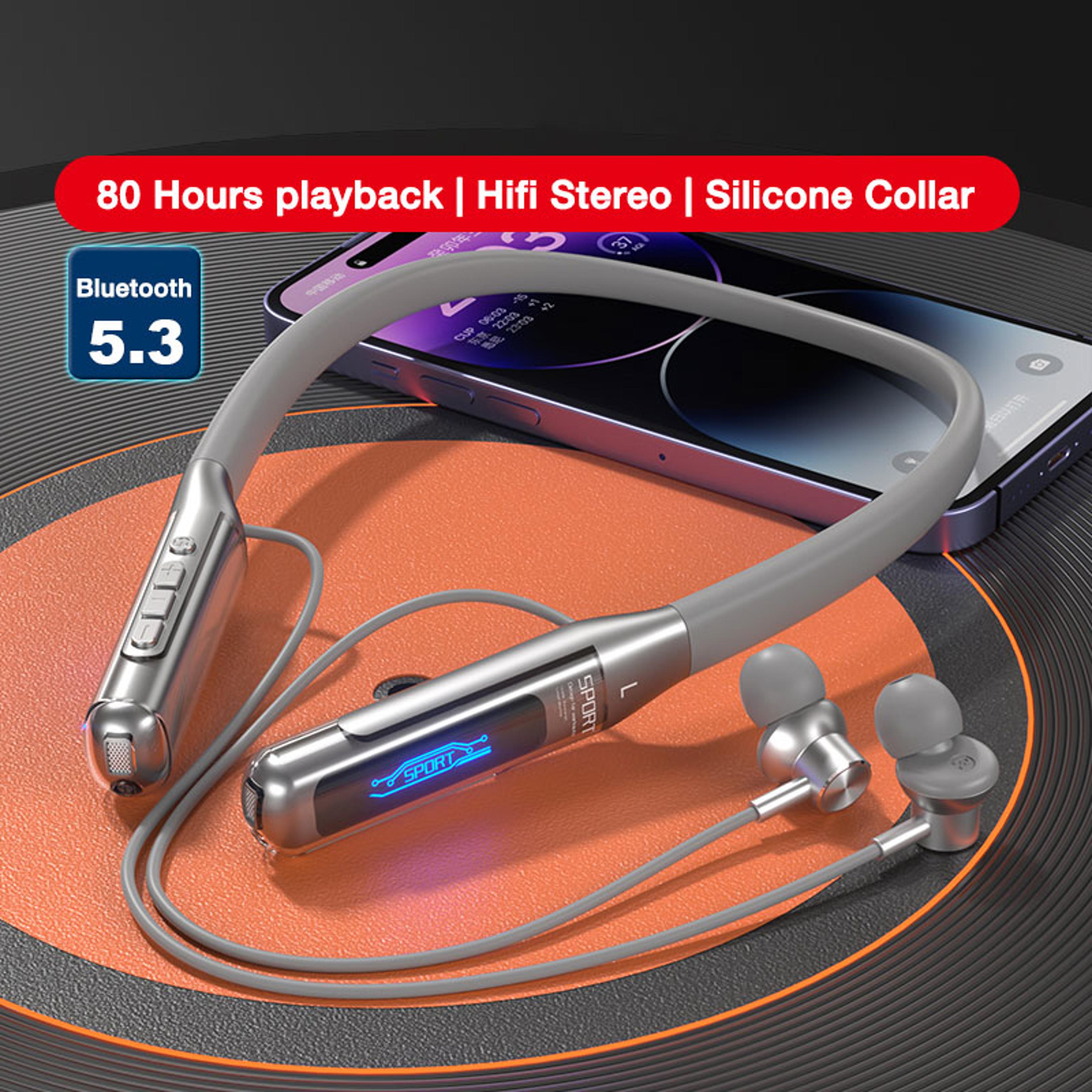 Endurance Pro Wireless Bluetooth Neckband Earphones With Mic Long Battery Life  Deep Bass Stereo 8