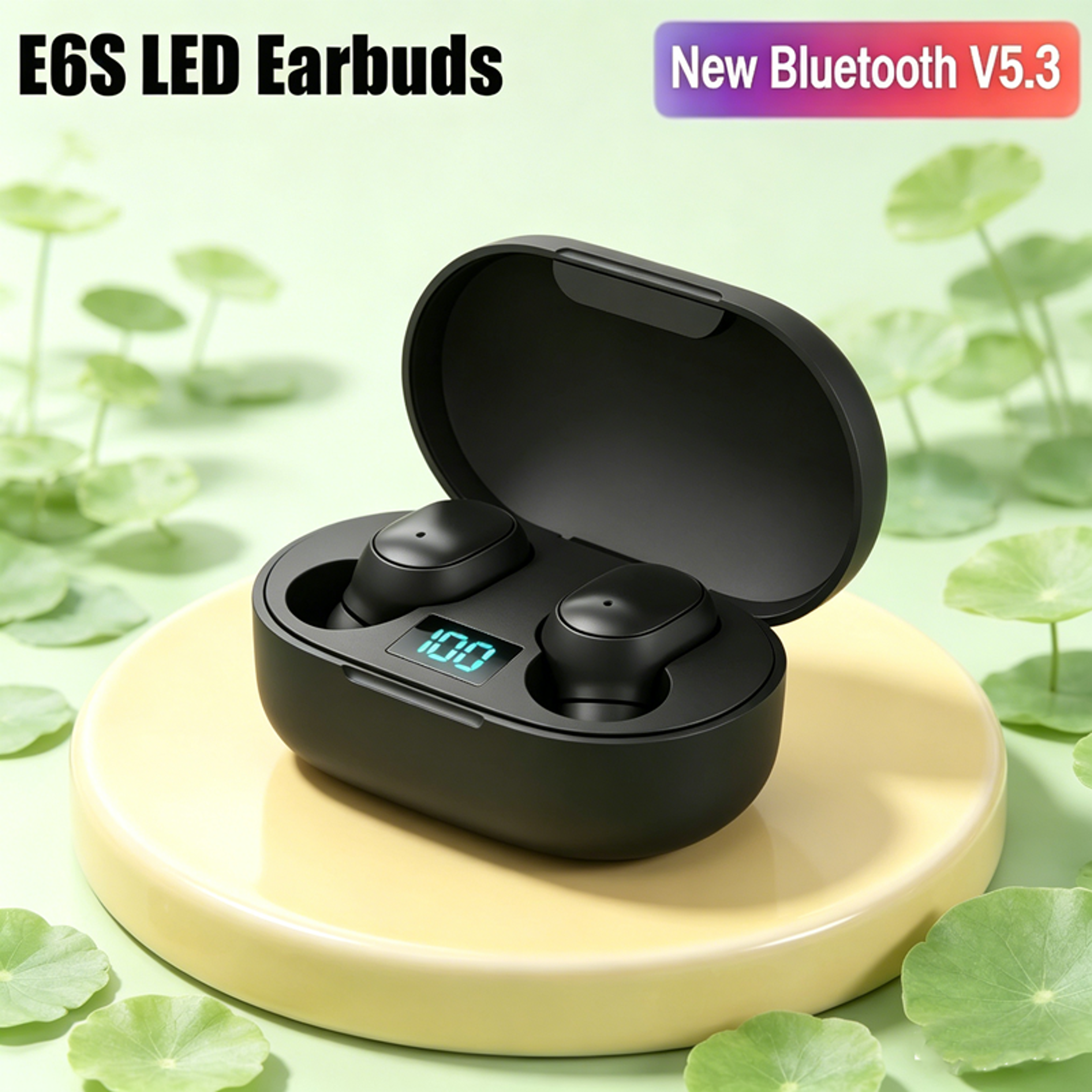 Bluetooth Earphones Wireless Headset With Noise Cancelling Mic 0