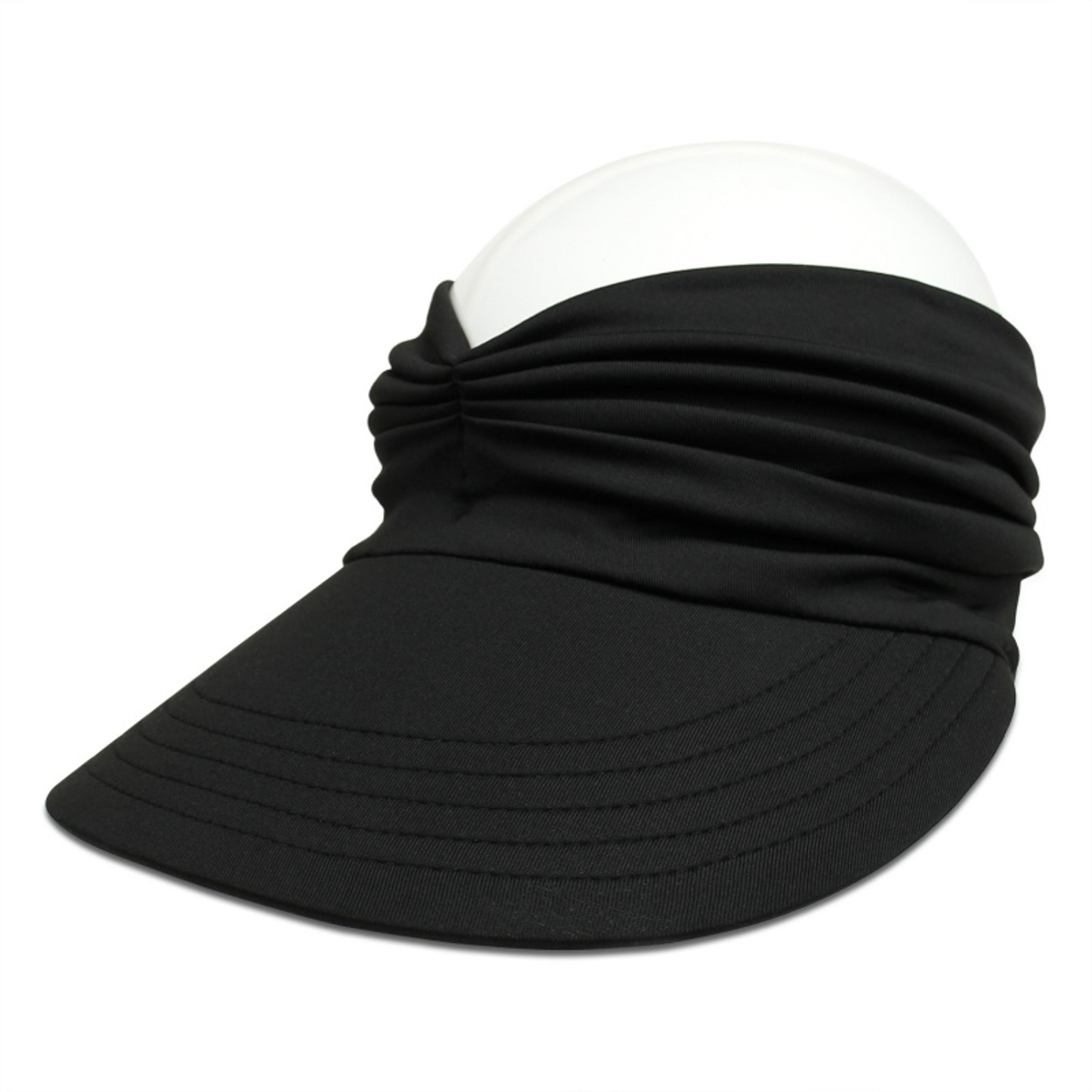 Womens Sun Hat Hollow Top Beach Visor Hat For Outdoor UV Protection 3