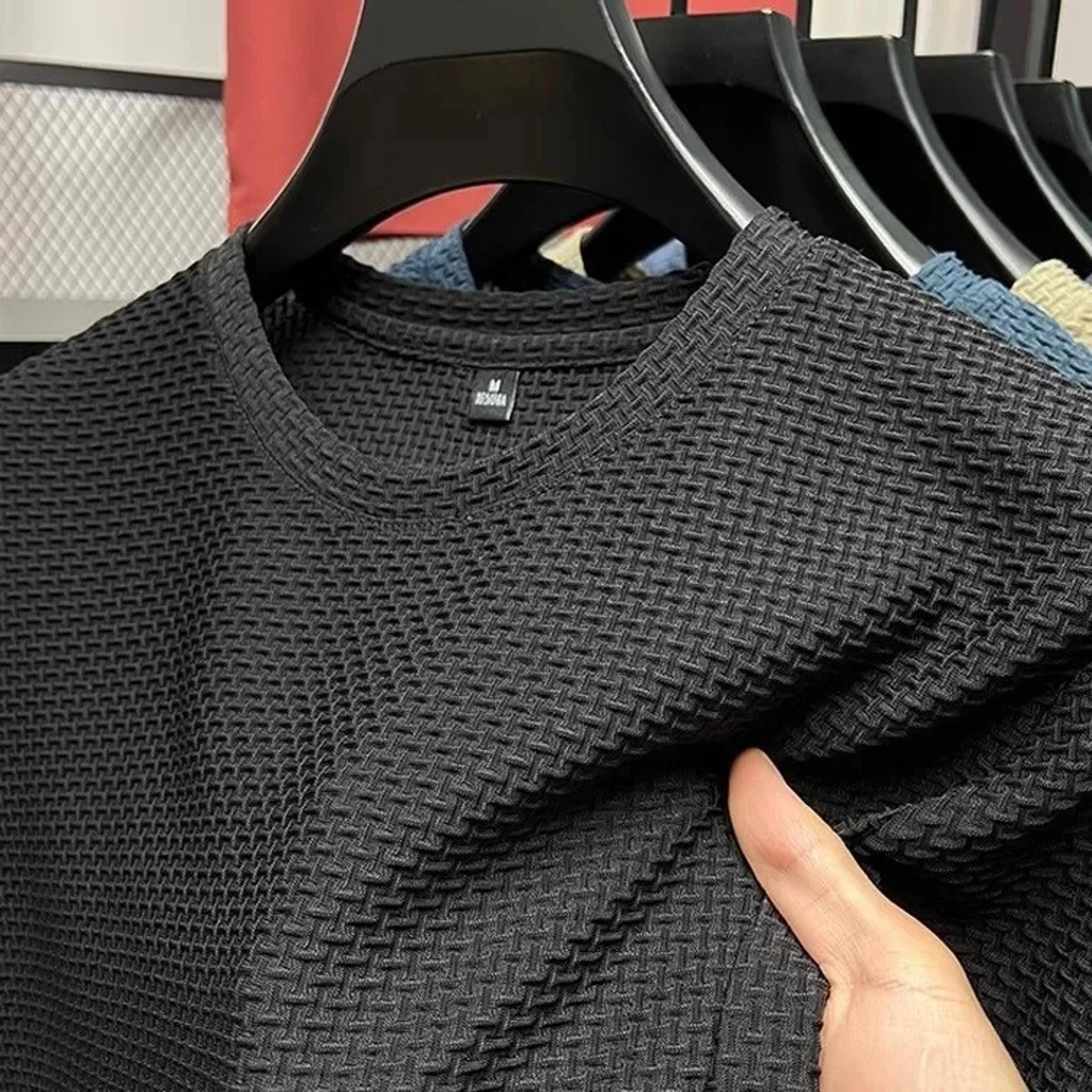 Mens Bamboo Ice Silk Mesh T Shirt Breathable Slim Fit Summer Cooling Casual Tee 4