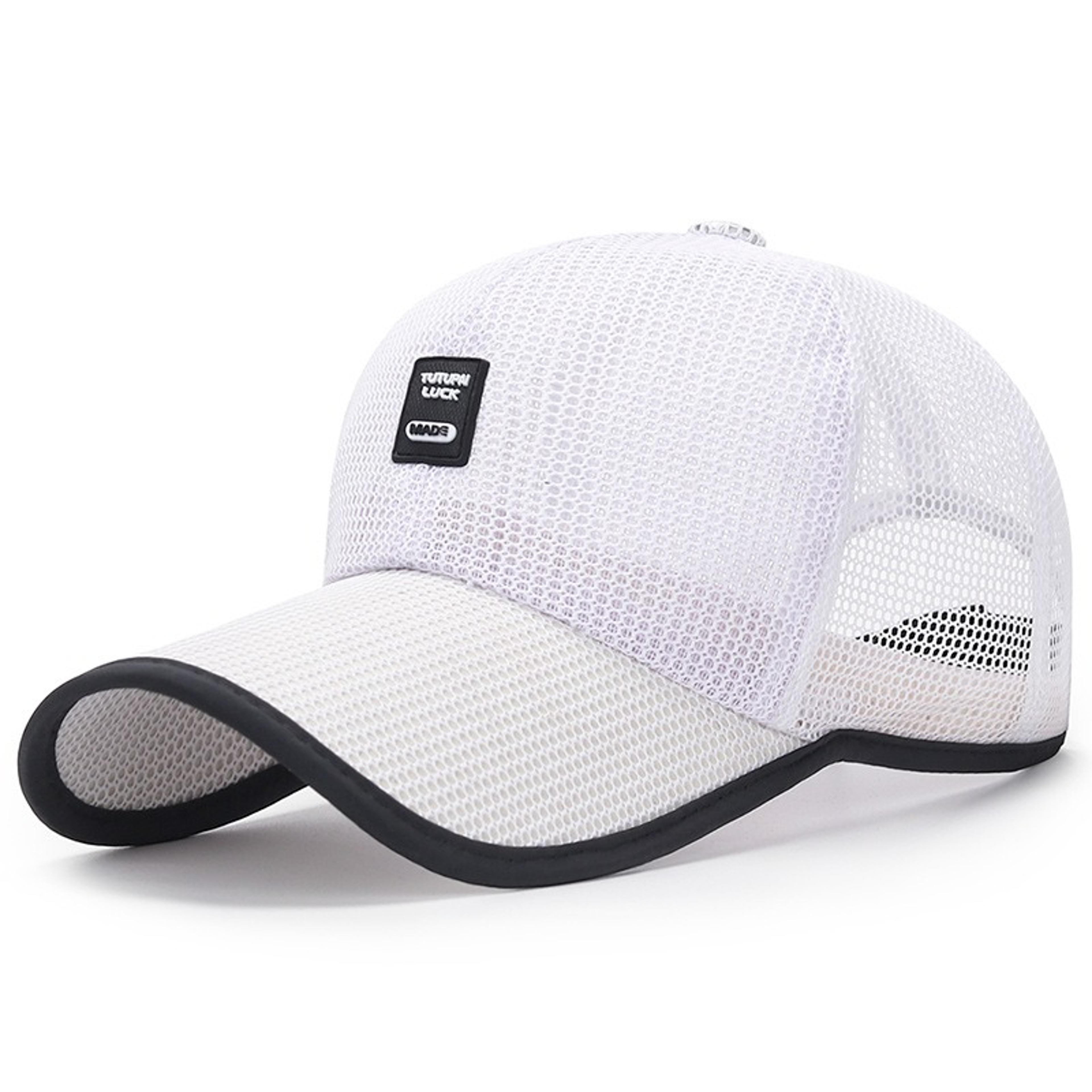 Breathable Mesh Snapback Baseball Cap Summer Lightweight Sport Sun Hat Unisex Adjustable 0