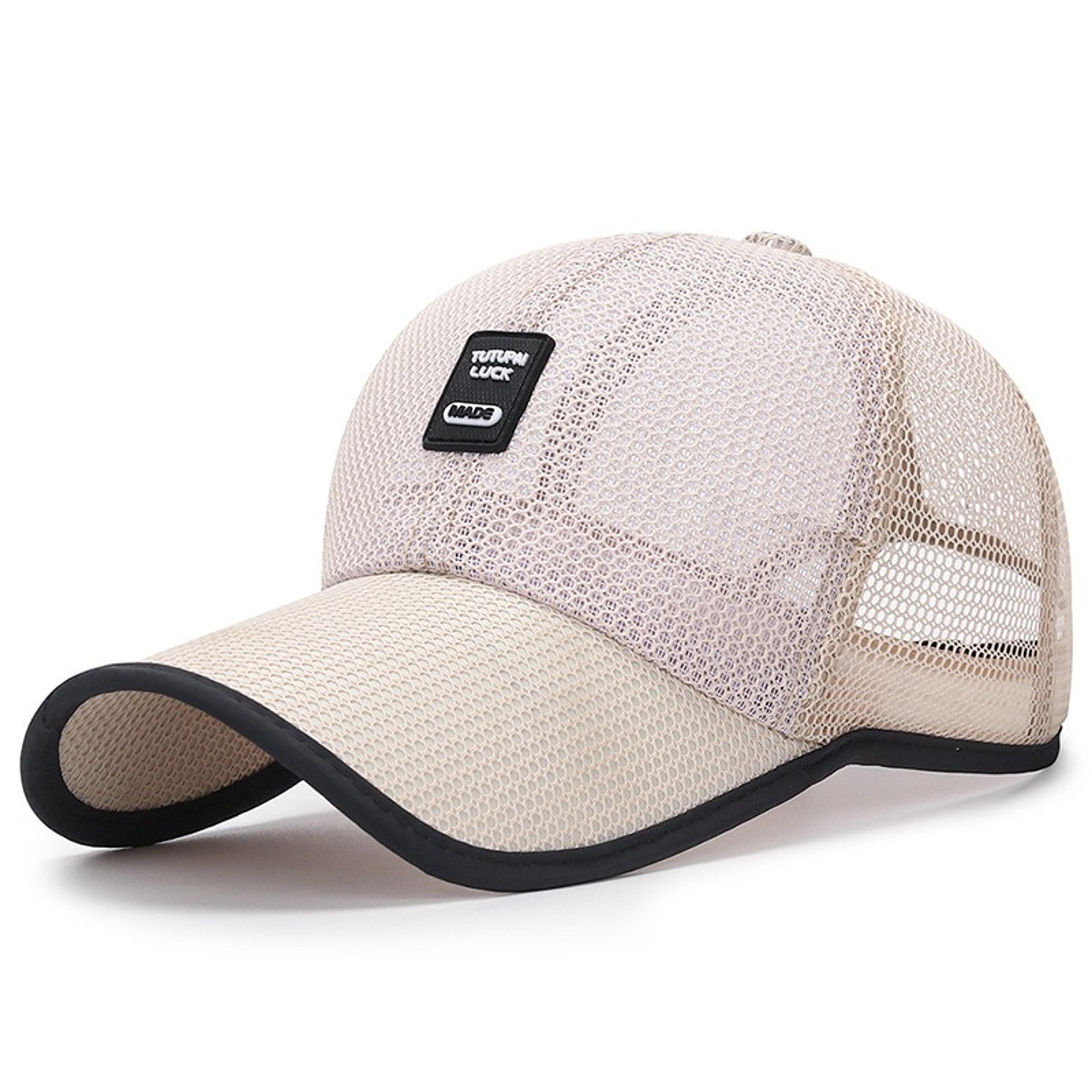 Breathable Mesh Snapback Baseball Cap Summer Lightweight Sport Sun Hat Unisex Adjustable 4