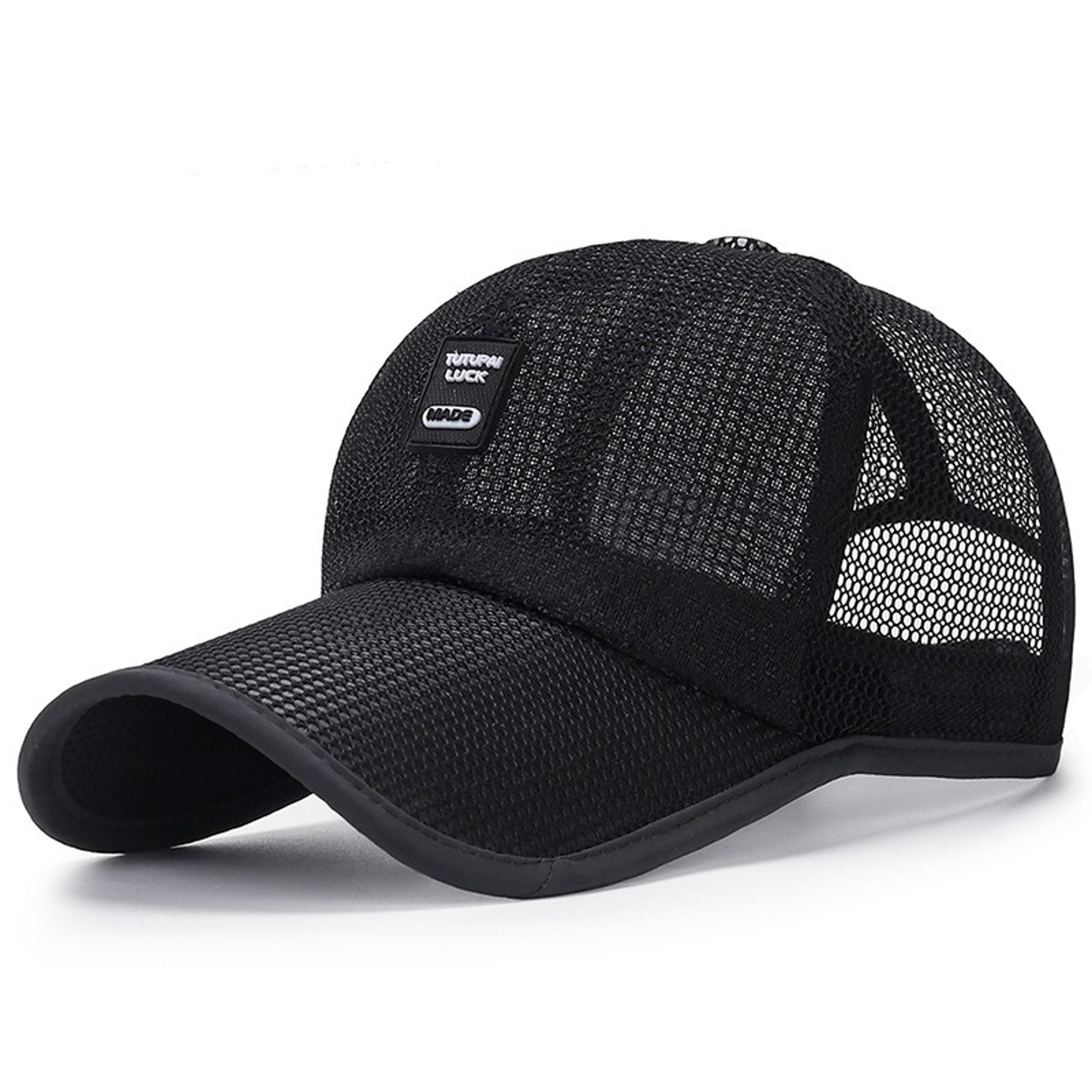 Breathable Mesh Snapback Baseball Cap Summer Lightweight Sport Sun Hat Unisex Adjustable 5