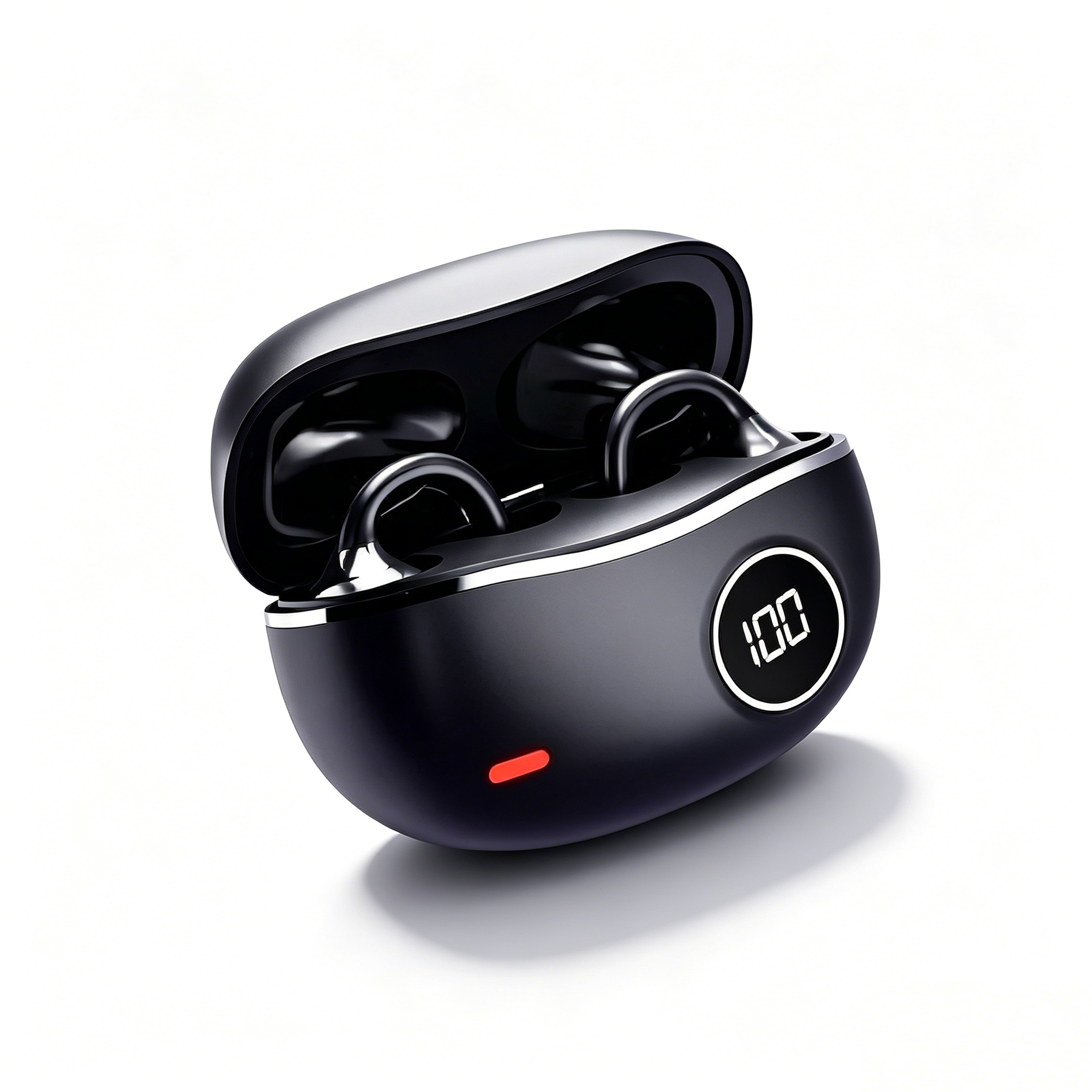 Bluetooth Wireless Earbuds With Digital Display Hi Fi Stereo Sound  Mic 0