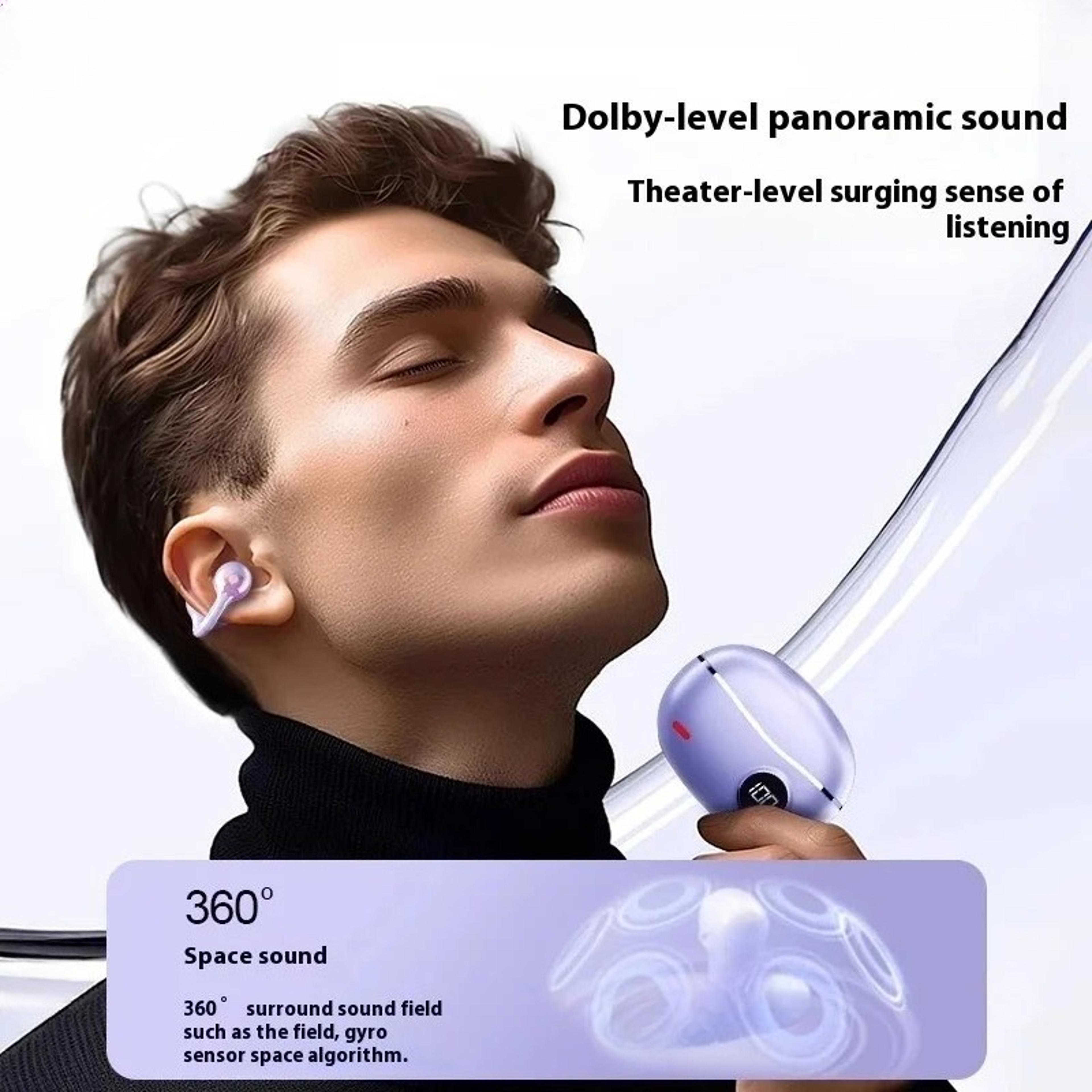 Bluetooth Wireless Earbuds With Digital Display Hi Fi Stereo Sound  Mic 2