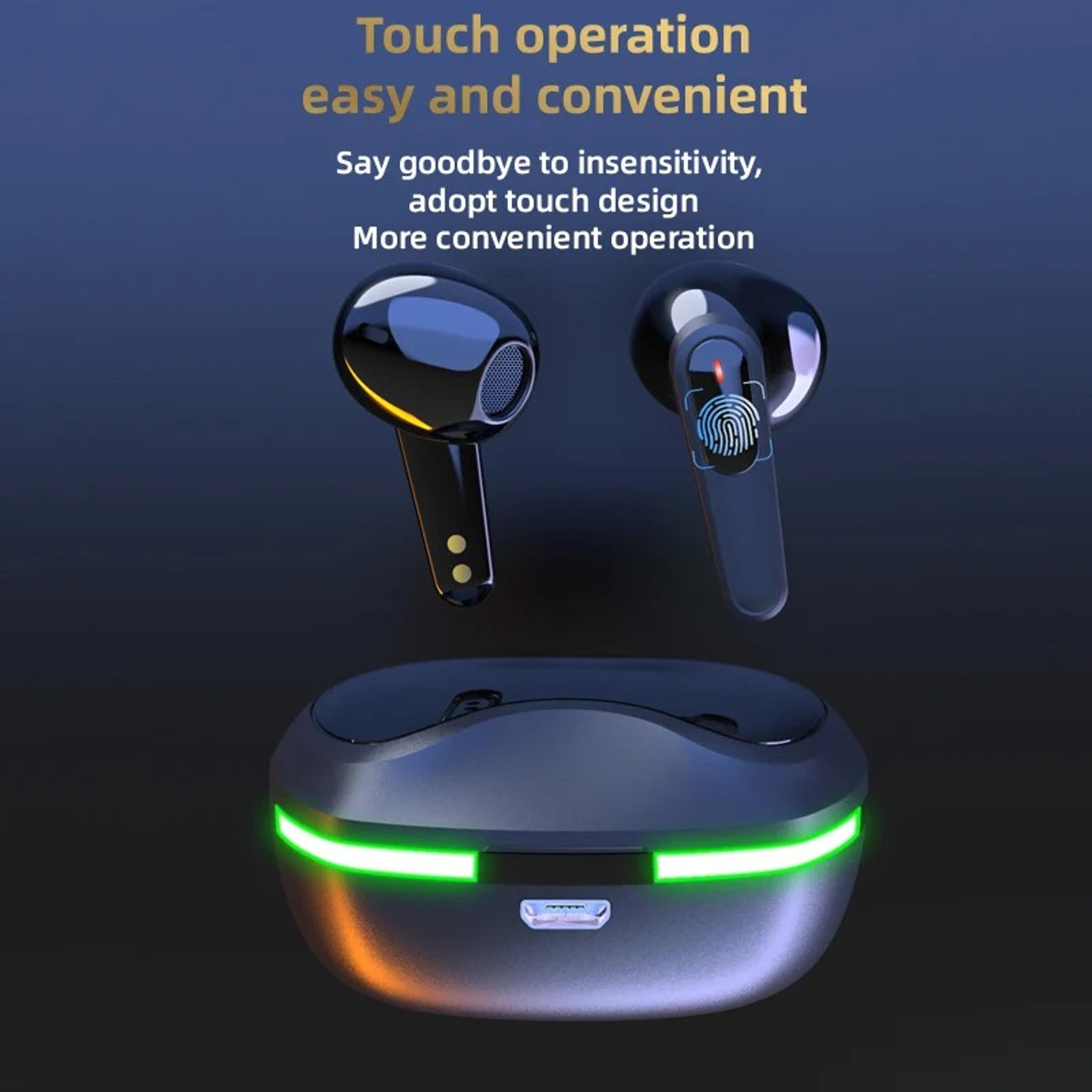 Bluetooth Wireless Earbuds With Noise Cancelling Mic 0