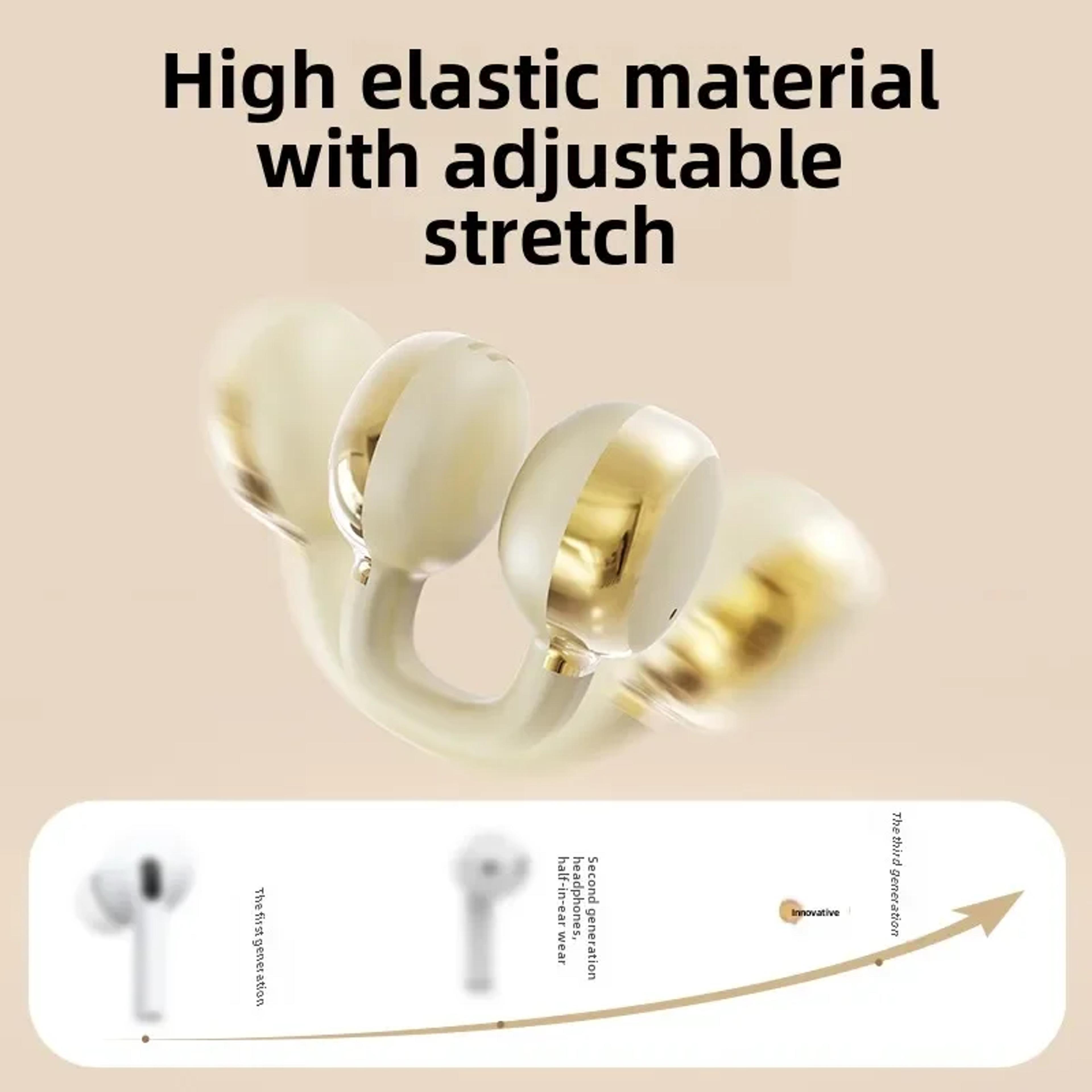 Wireless Bluetooth Headset With Digital Display Stereo Earbuds For Smartphones 2