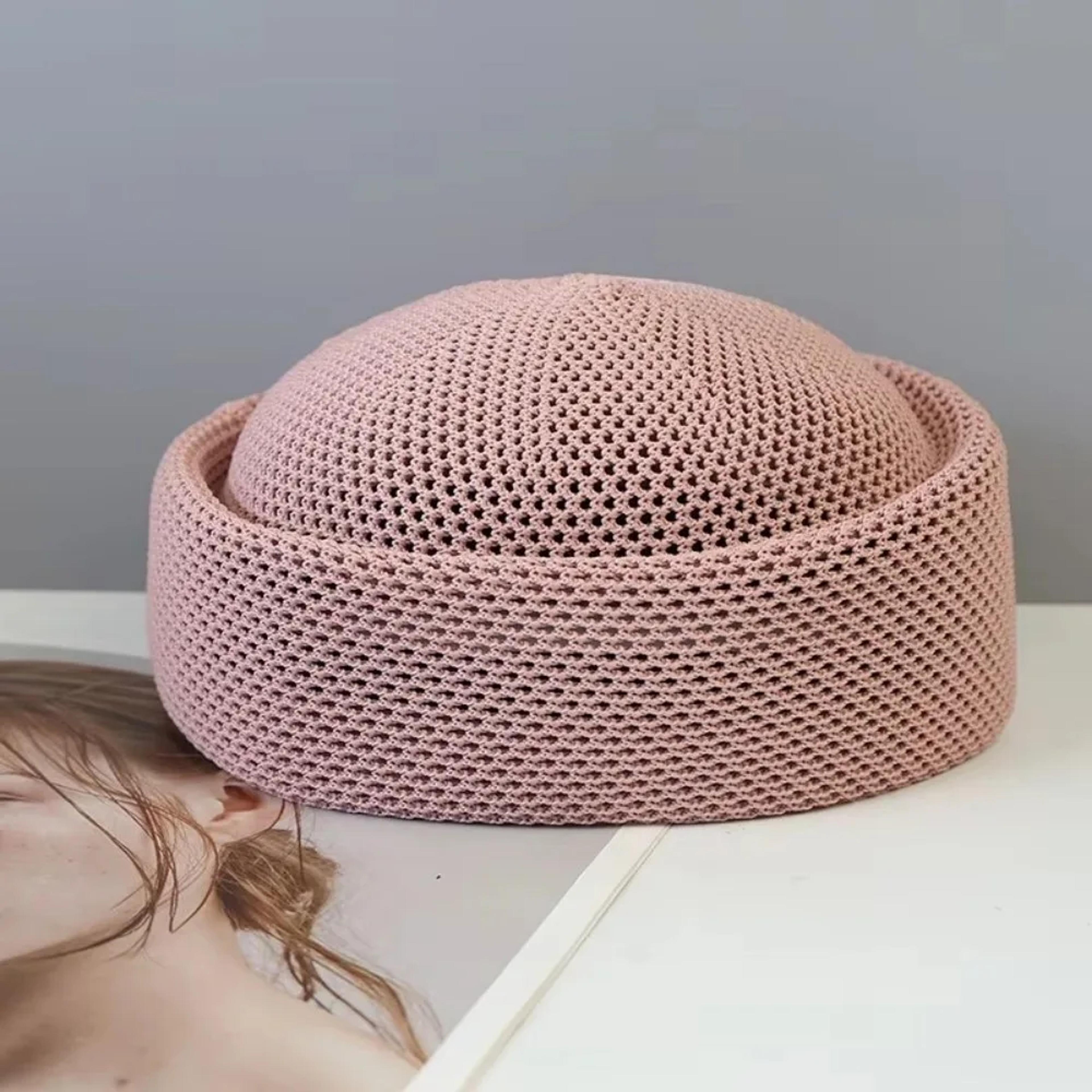 Retro Mesh Painter Beret Cap For Women Adjustable Breathable Summer Sun Hat 10
