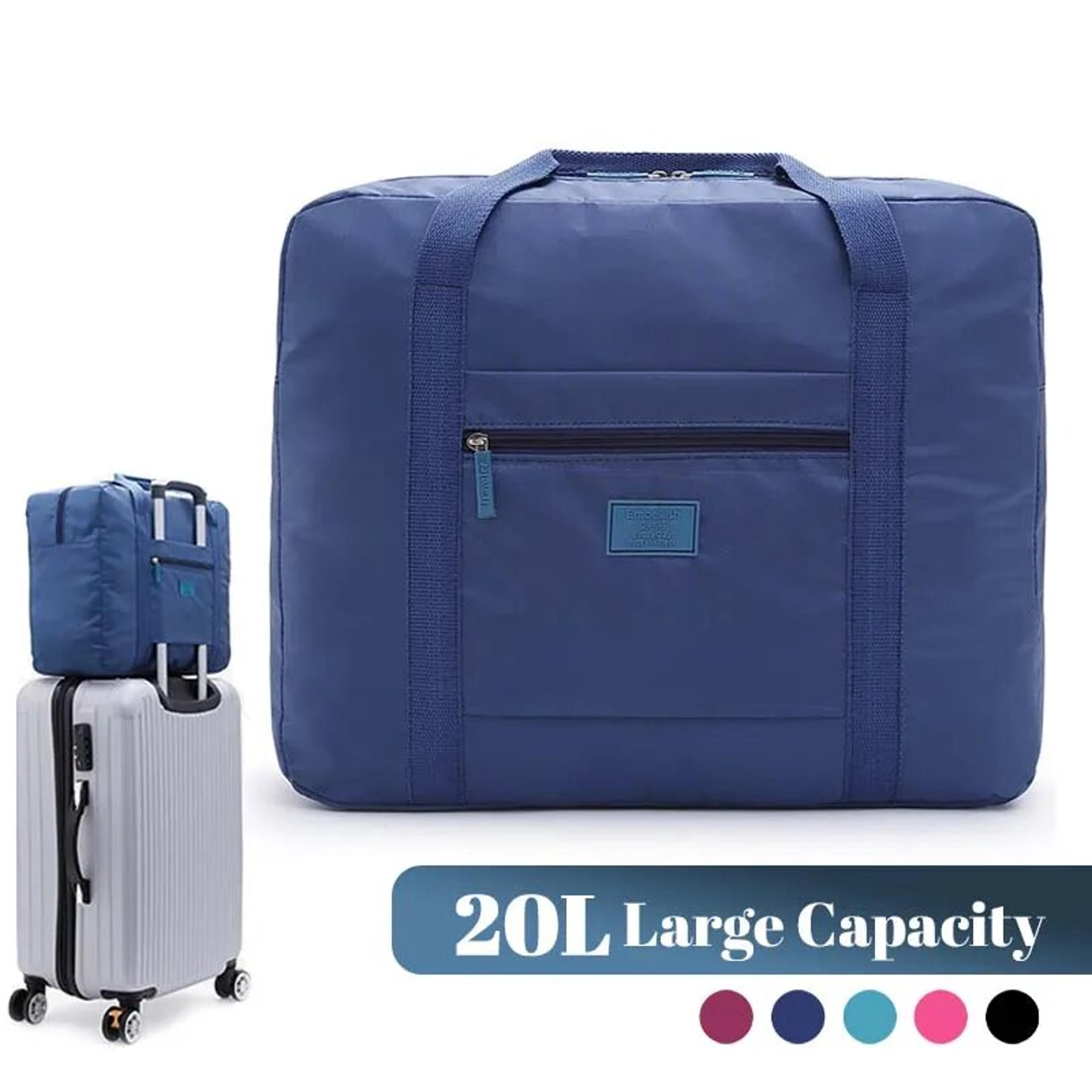 Lightweight Foldable Travel Duffel Bag Carry On Weekender Unisex Overnight Luggage Tote 0