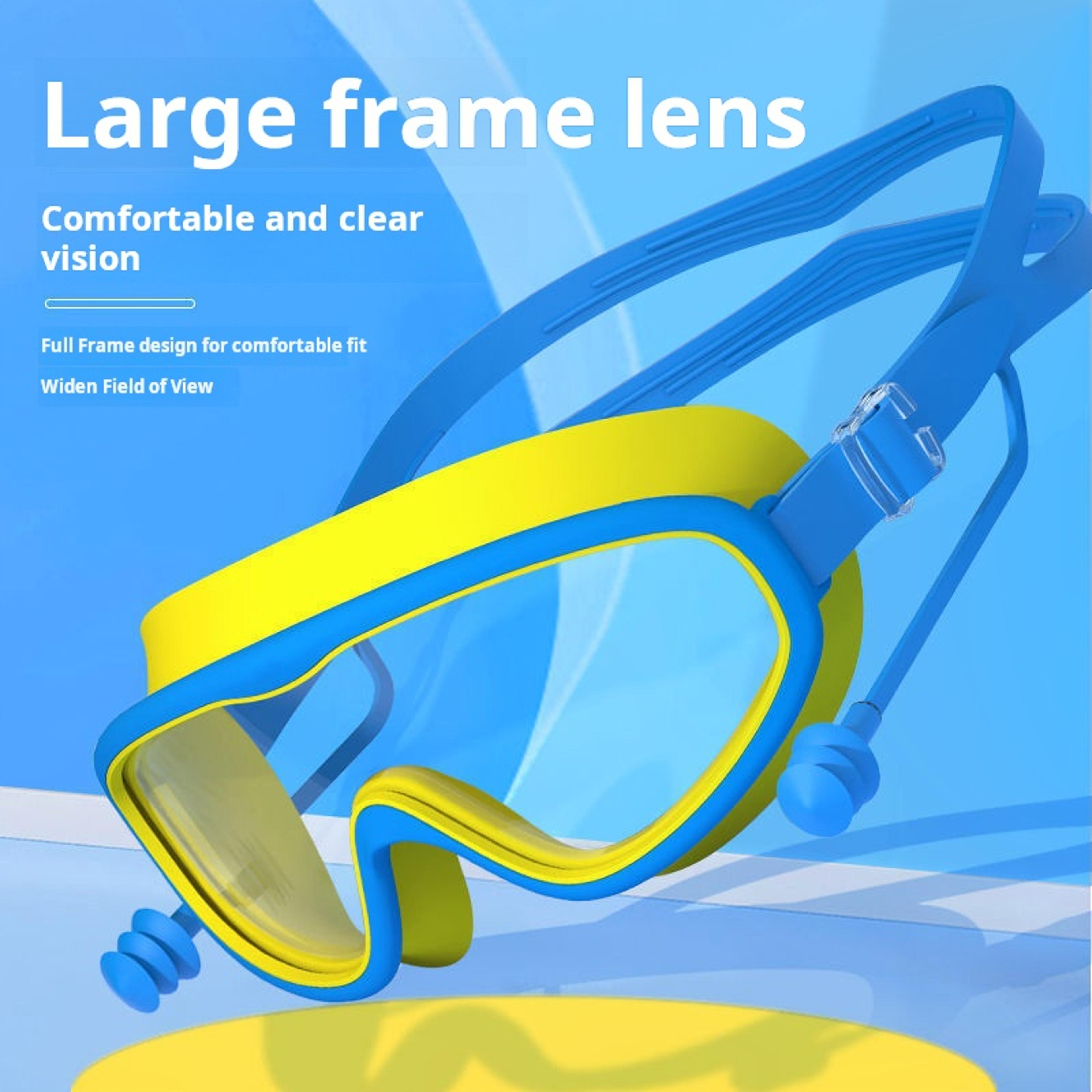 Kids Anti Fog Swim Goggles With Earplugs For Clear Waterproof Vision 1