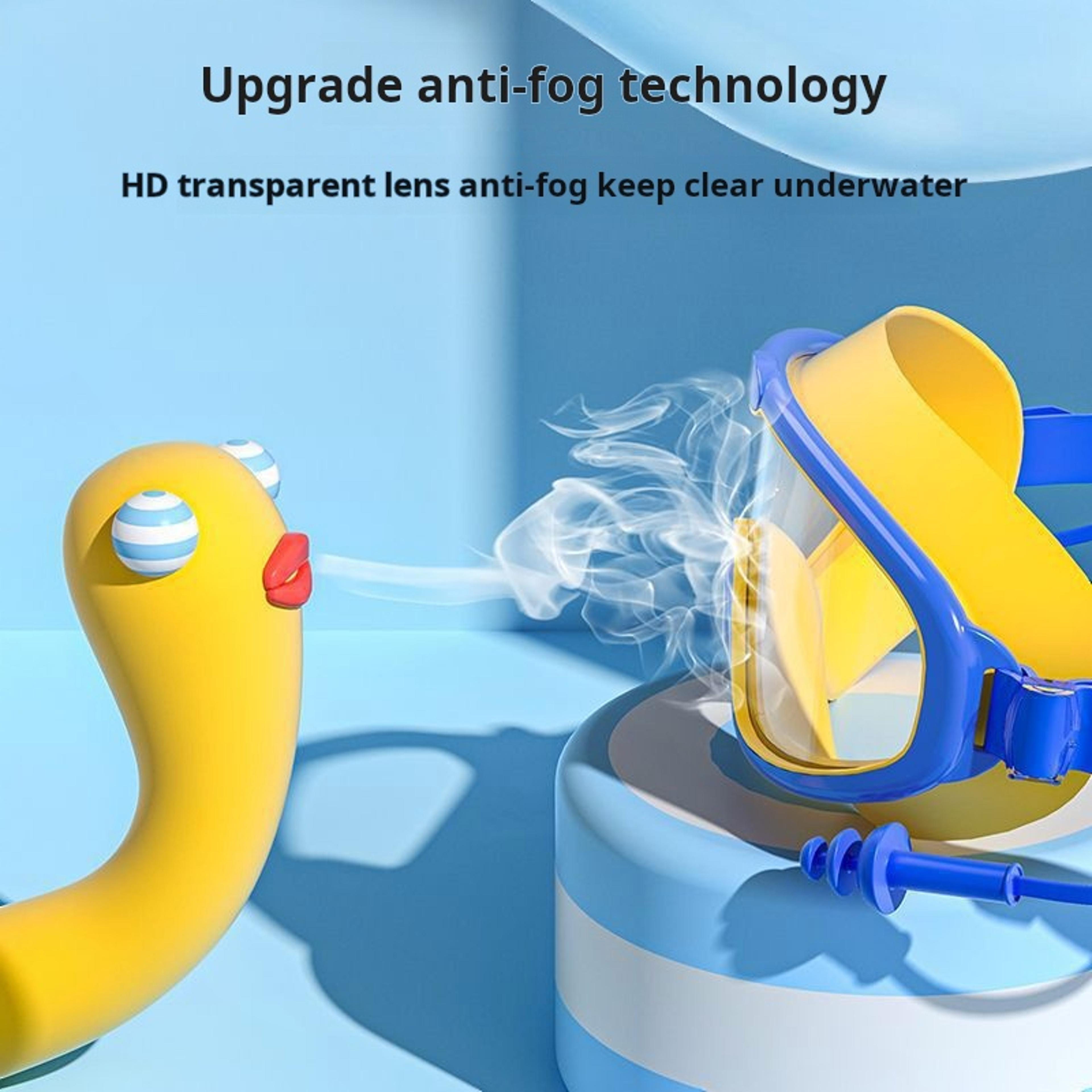 Kids Anti Fog Swim Goggles With Earplugs For Clear Waterproof Vision 2