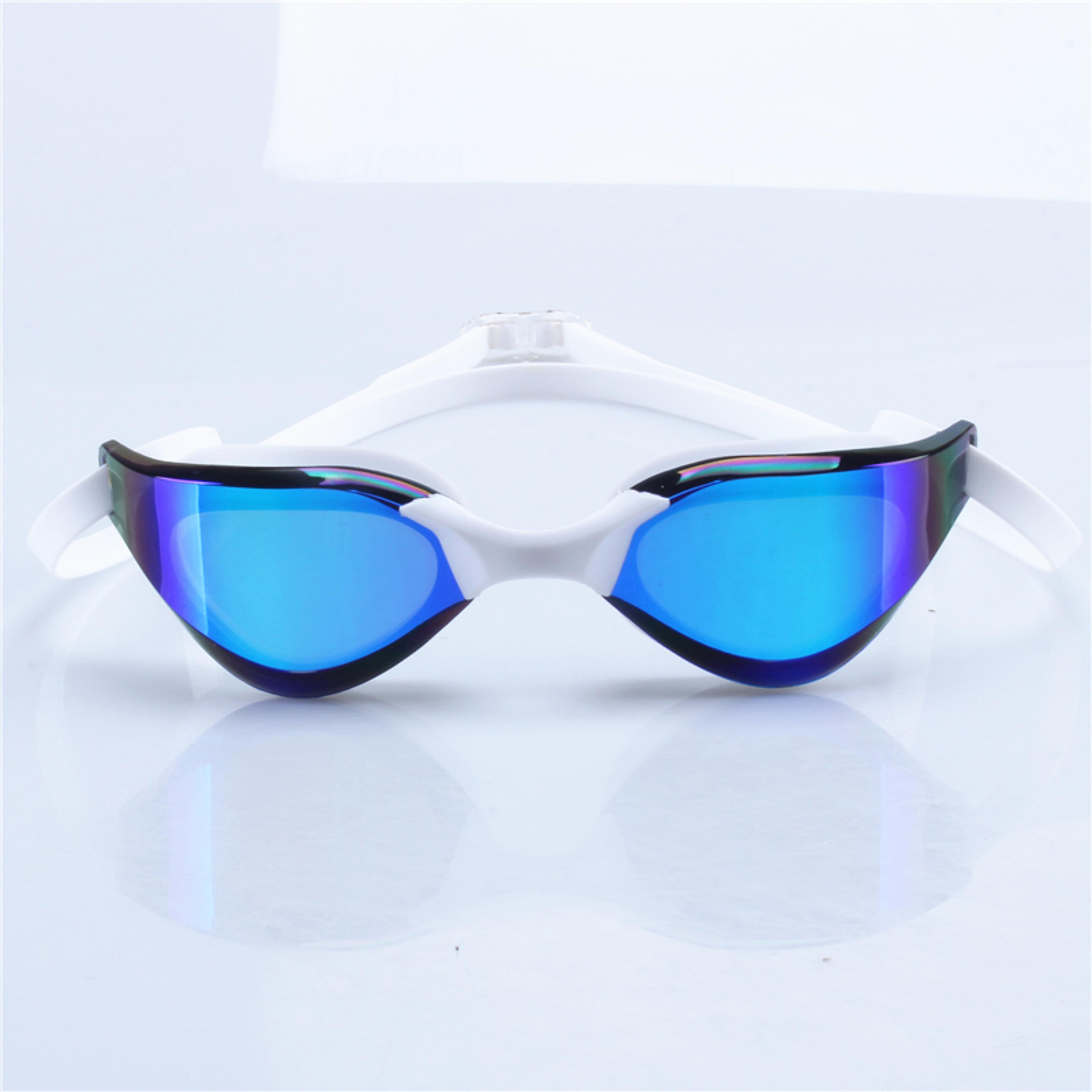 Professional Anti Fog Swimming Goggles With Electroplate Lens And Silicone Seal 3