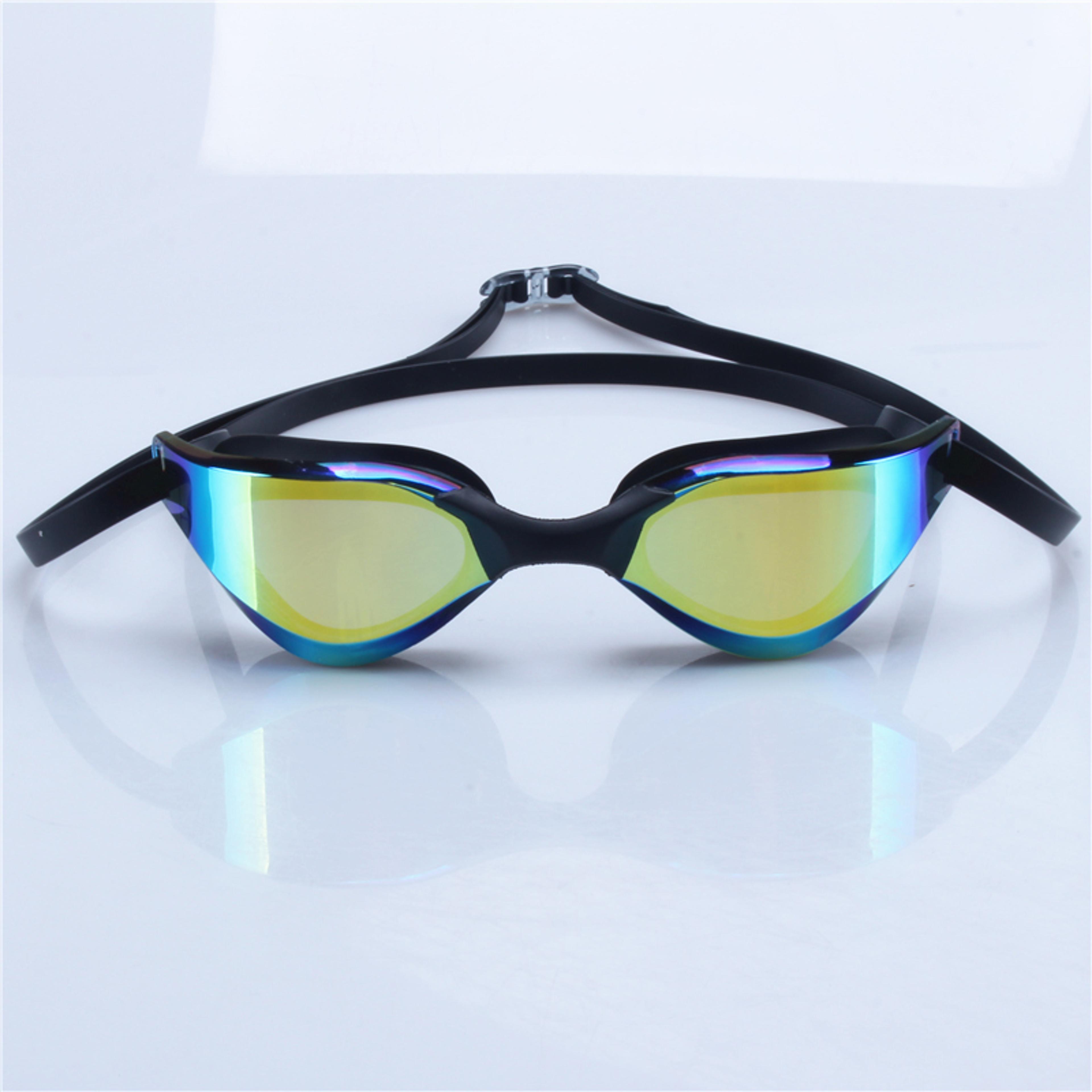 Professional Anti Fog Swimming Goggles With Electroplate Lens And Silicone Seal 4