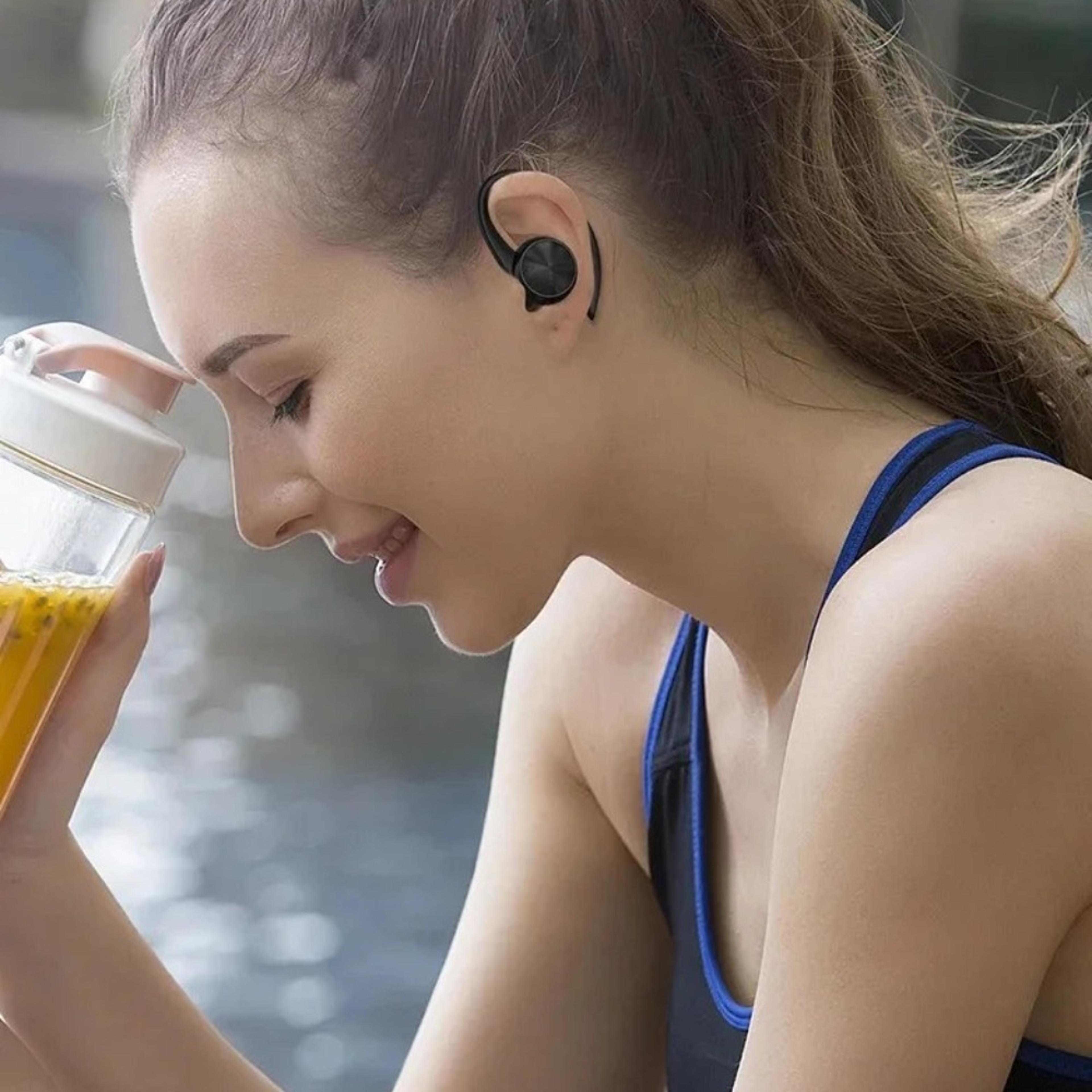 Ear Hook Wireless Sports Earbuds With LED Display And Bass Stereo Sound 3