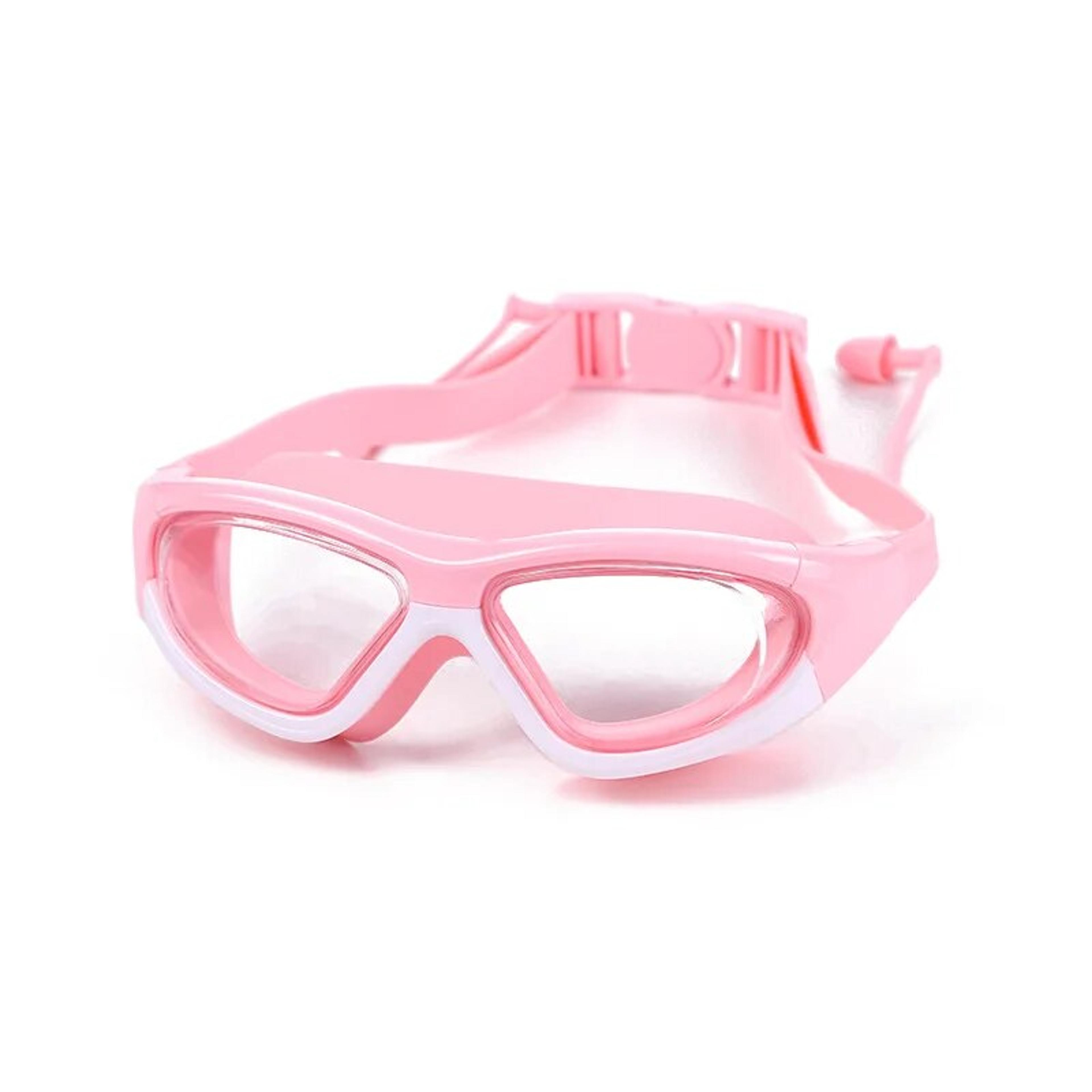 Kids Waterproof Anti Fog Swimming Goggles With Silicone Earplugs For Clear Pool Fun 5