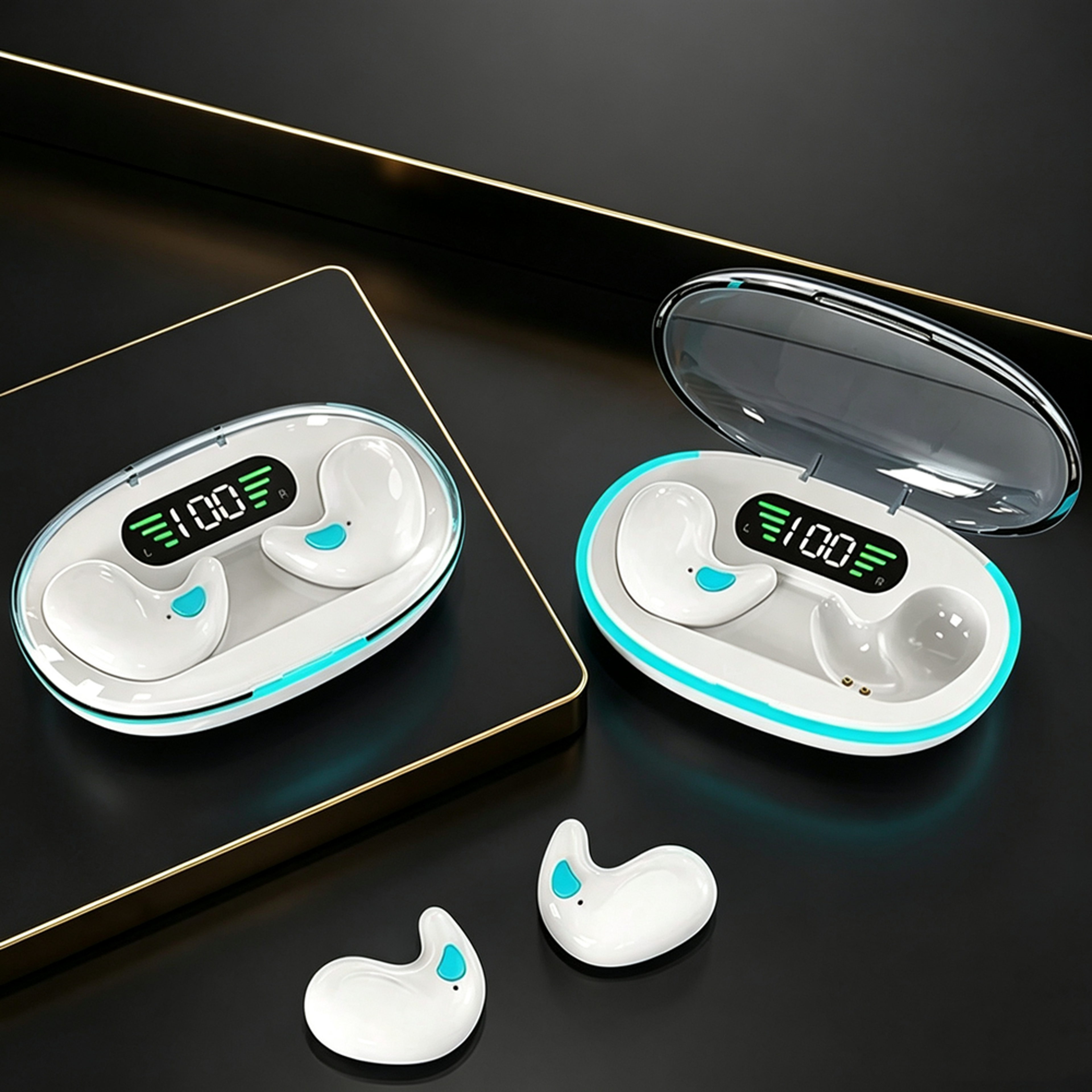 invisible sleep wireless earbuds tws bluetooth hidden noise reduction headphones