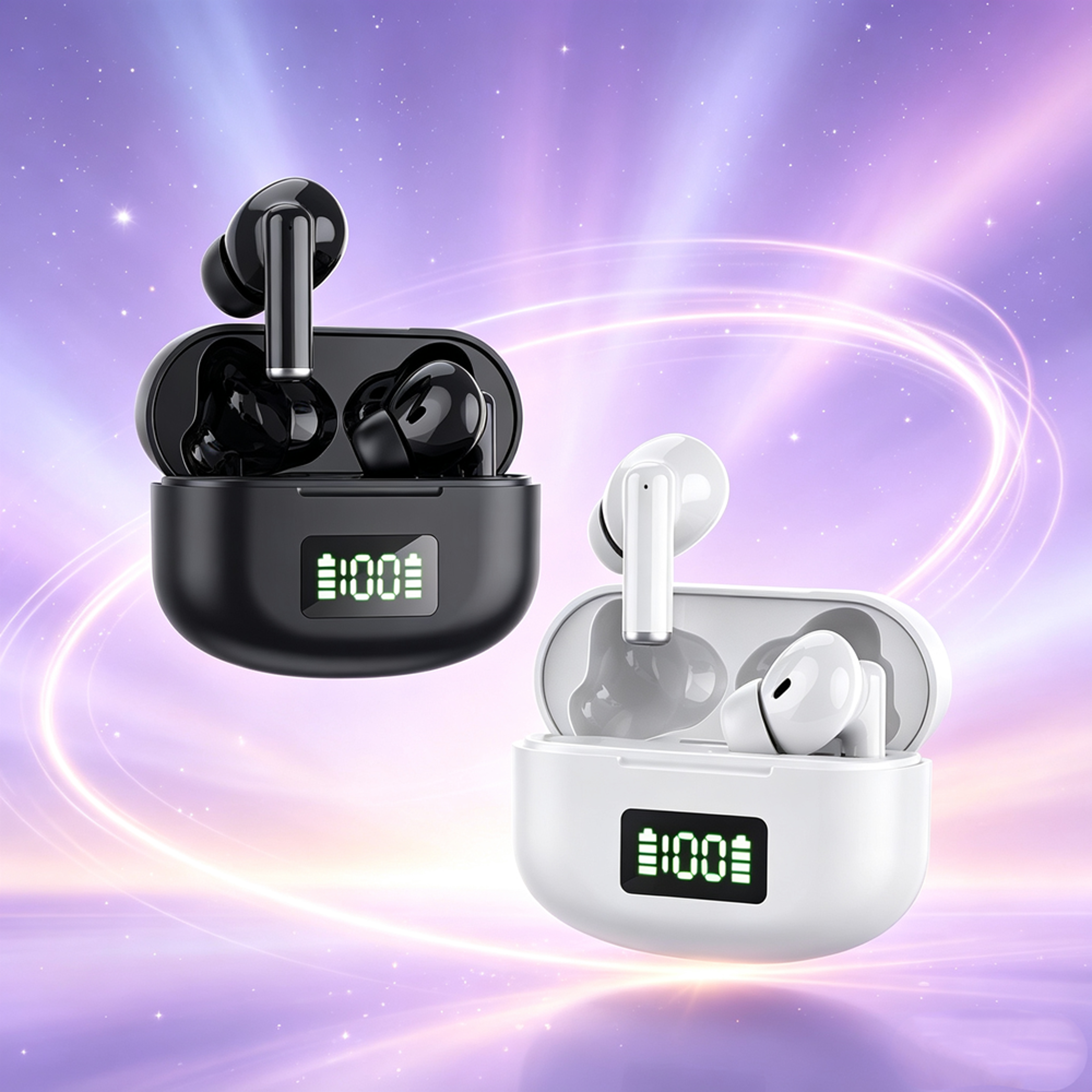 long battery life wireless bluetooth earbuds with clear sound for travel and daily use