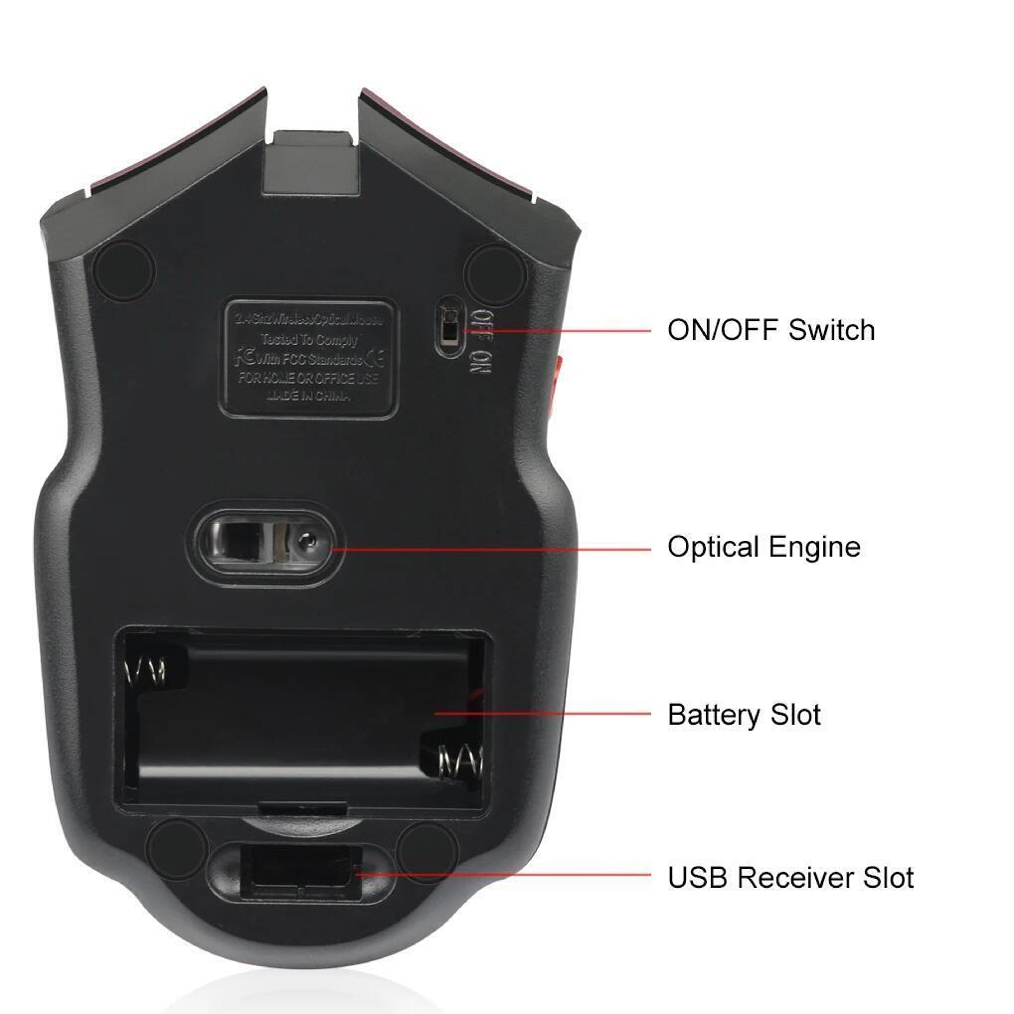 Wireless Mouse Optical Gaming Mouse With Buttons For PC Laptop 1
