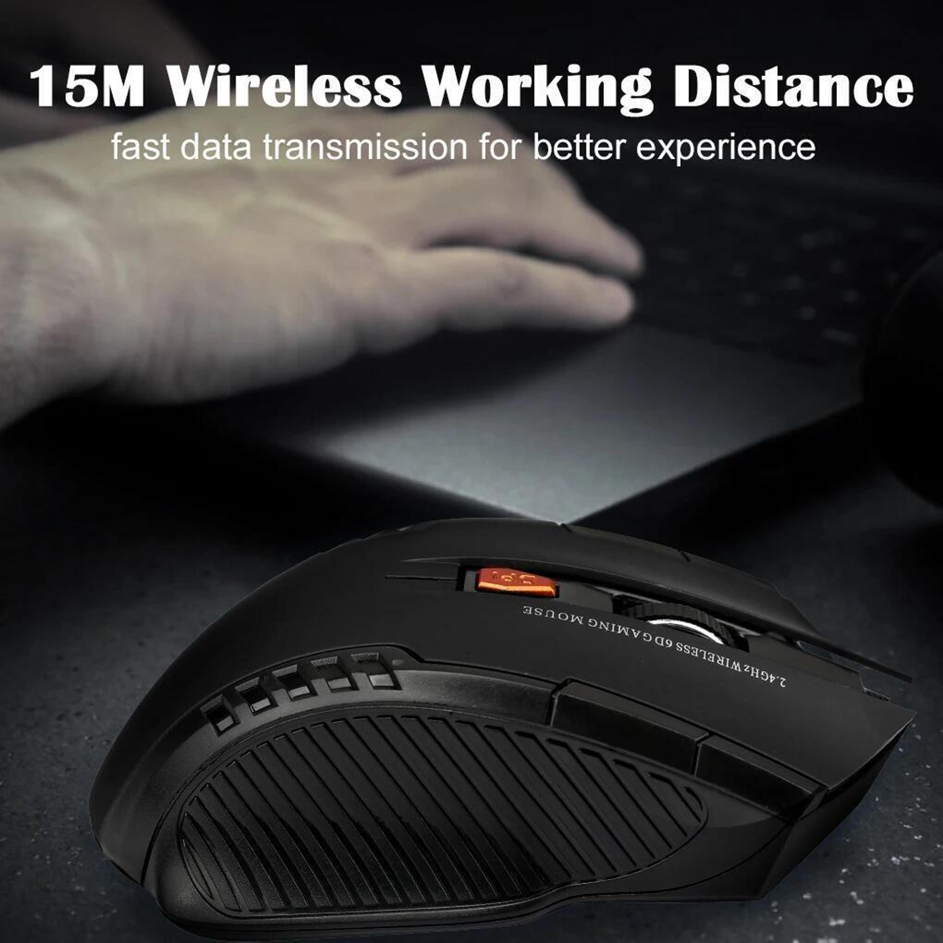 Wireless Mouse Optical Gaming Mouse With Buttons For PC Laptop 3