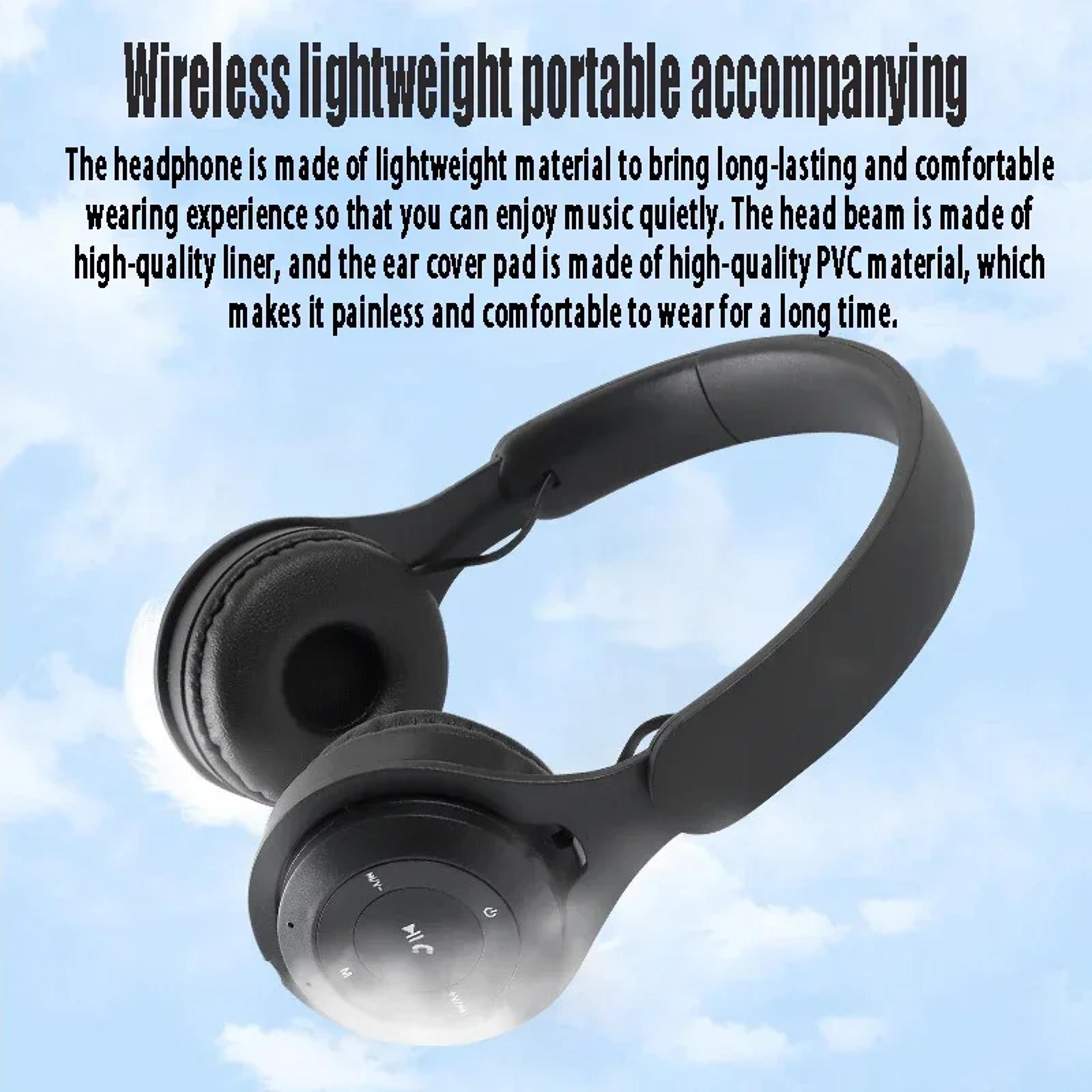 Stereo Bluetooth Headphones Wireless Over Ear Gaming Headset With Folding Design 2