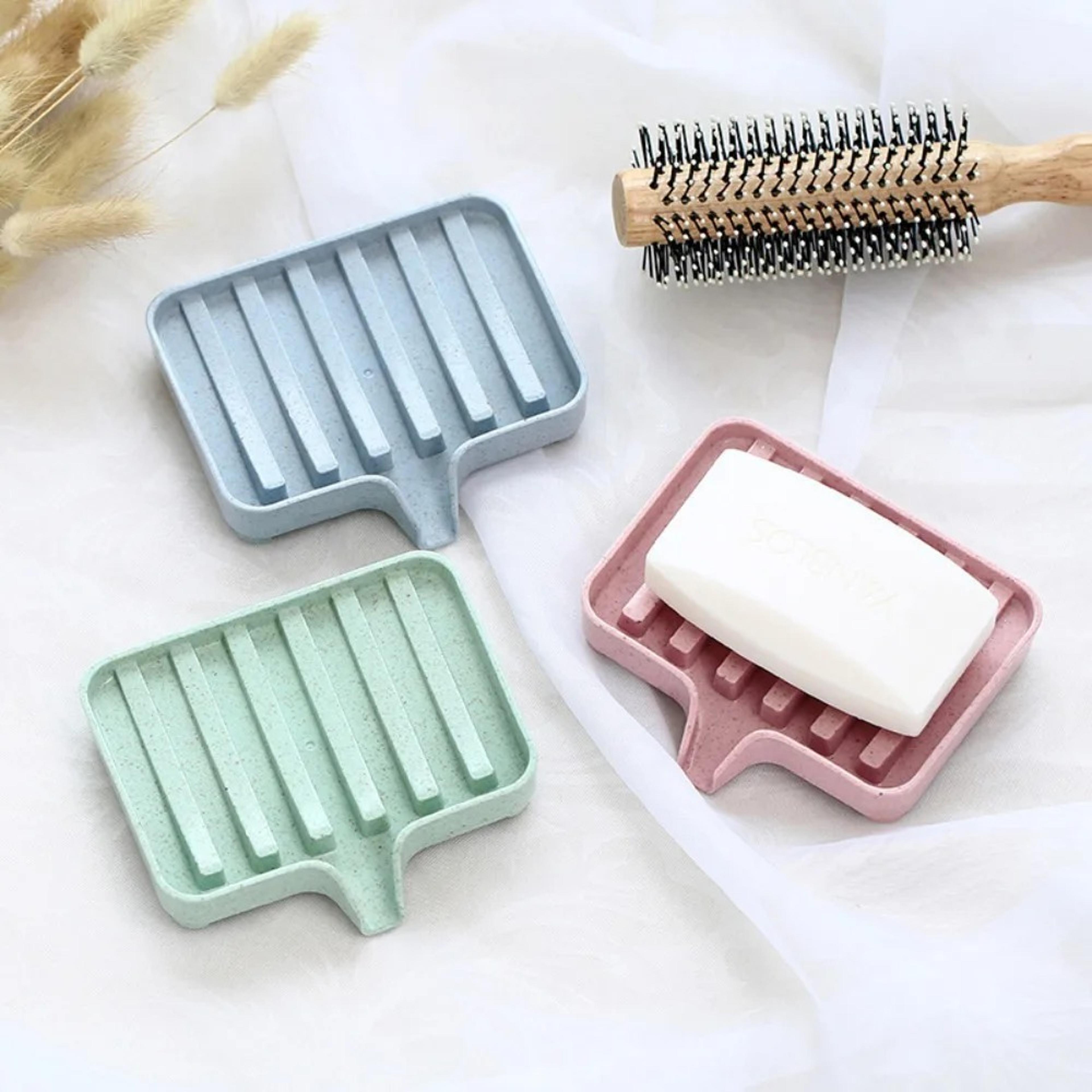 Space Saving Self Draining Soap Dish For Bathroom And Kitchen 4