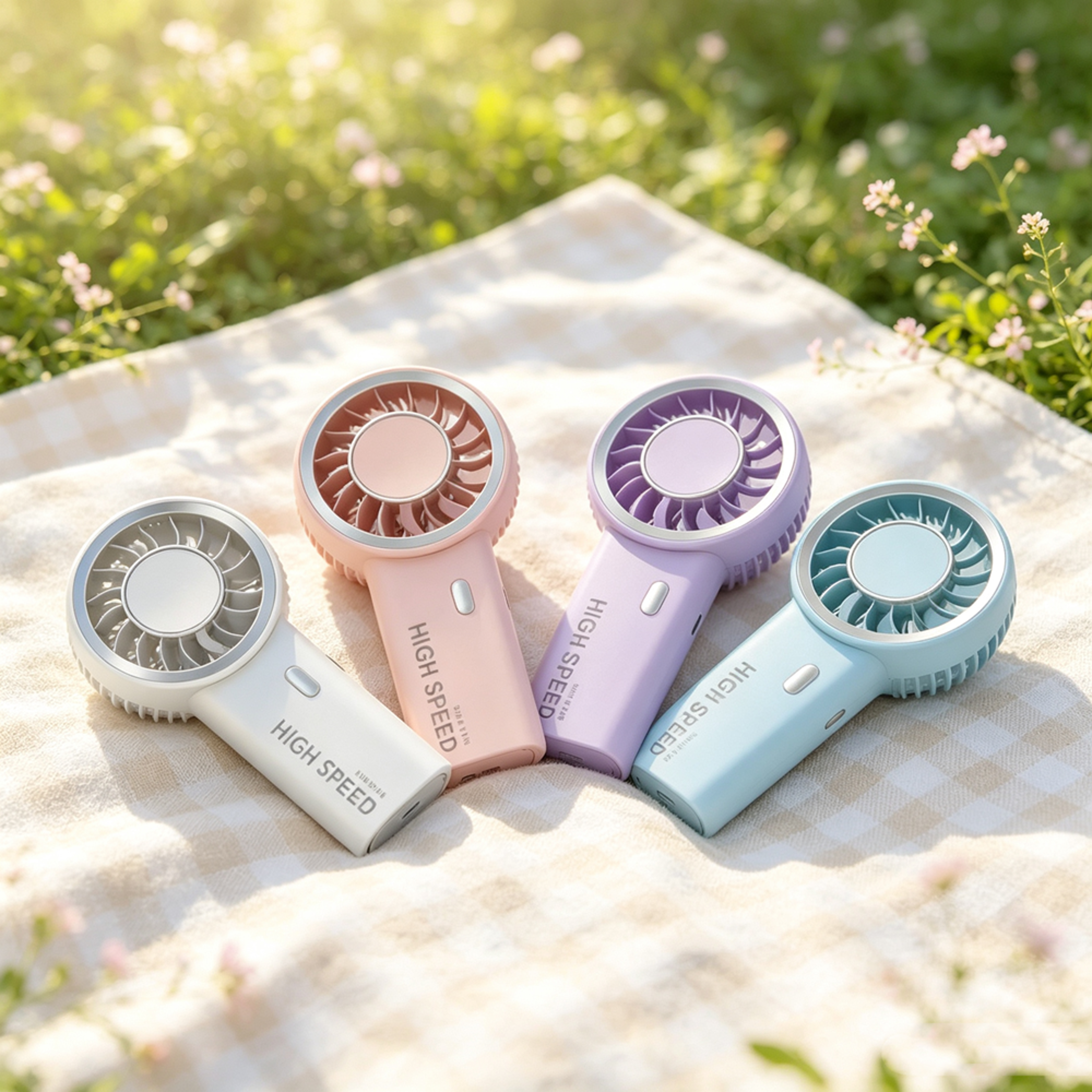 Portable Turbo Mini Fan USB Rechargeable Speed Handheld Cooling Fan 0