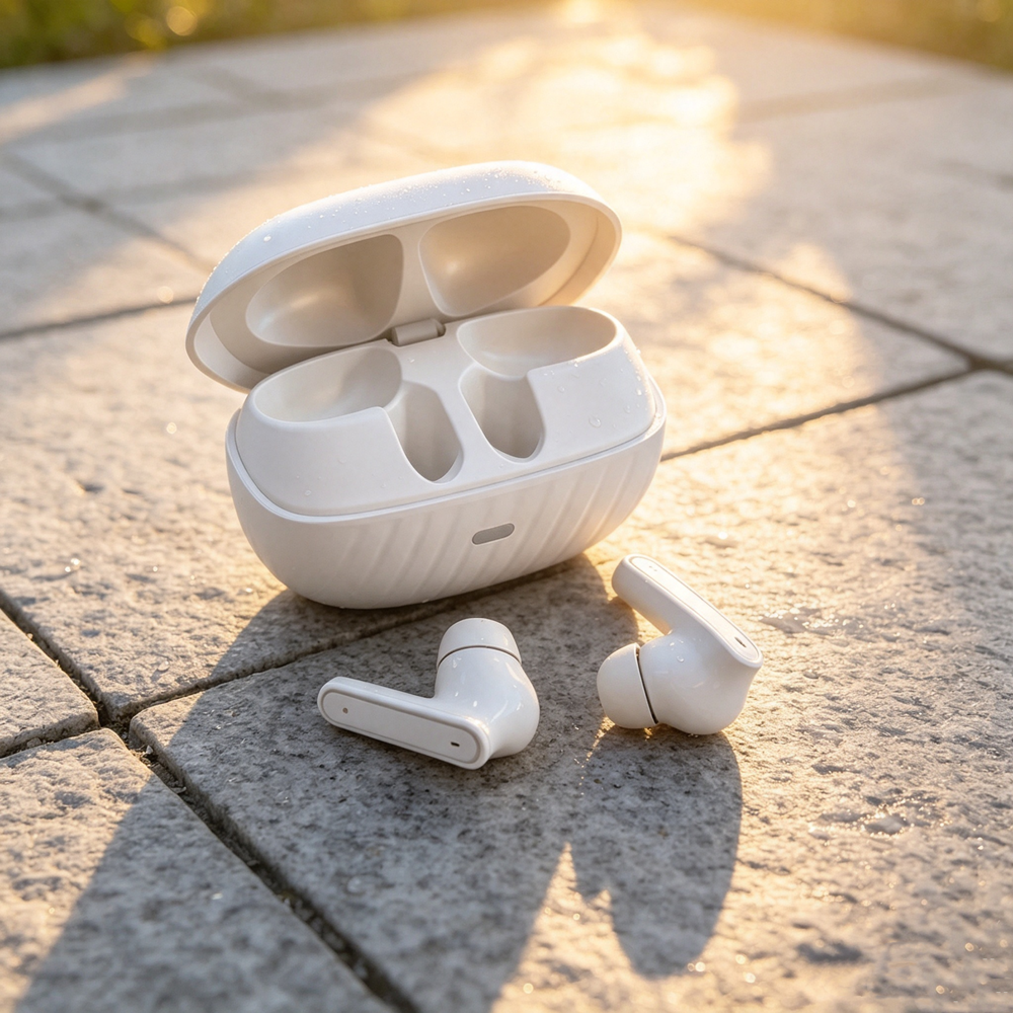 low latency wireless bluetooth earbuds with touch control and clear calls