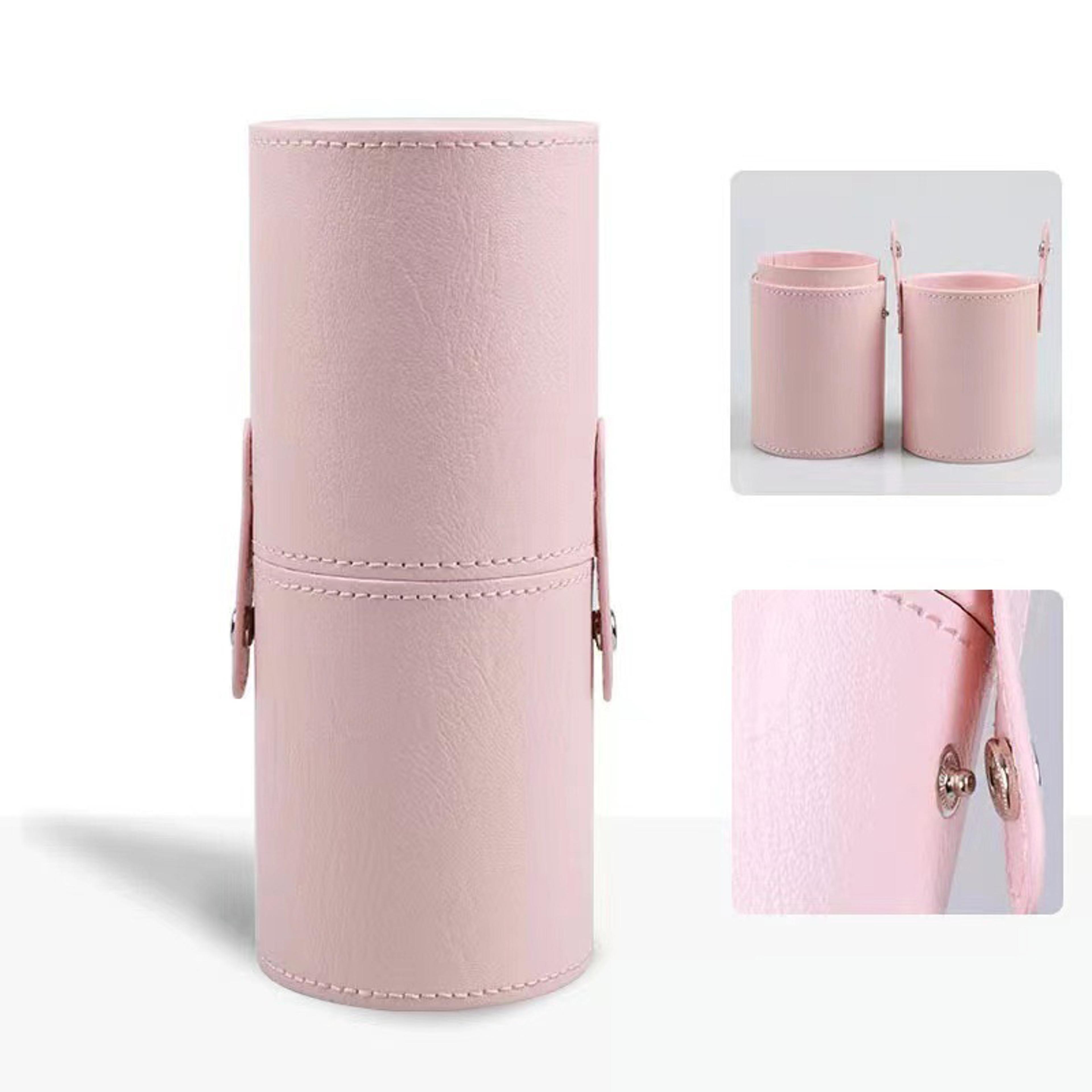 PU Leather Makeup Brush Holder Travel Makeup Brush Case Dustproof Cosmetic Organizer 9