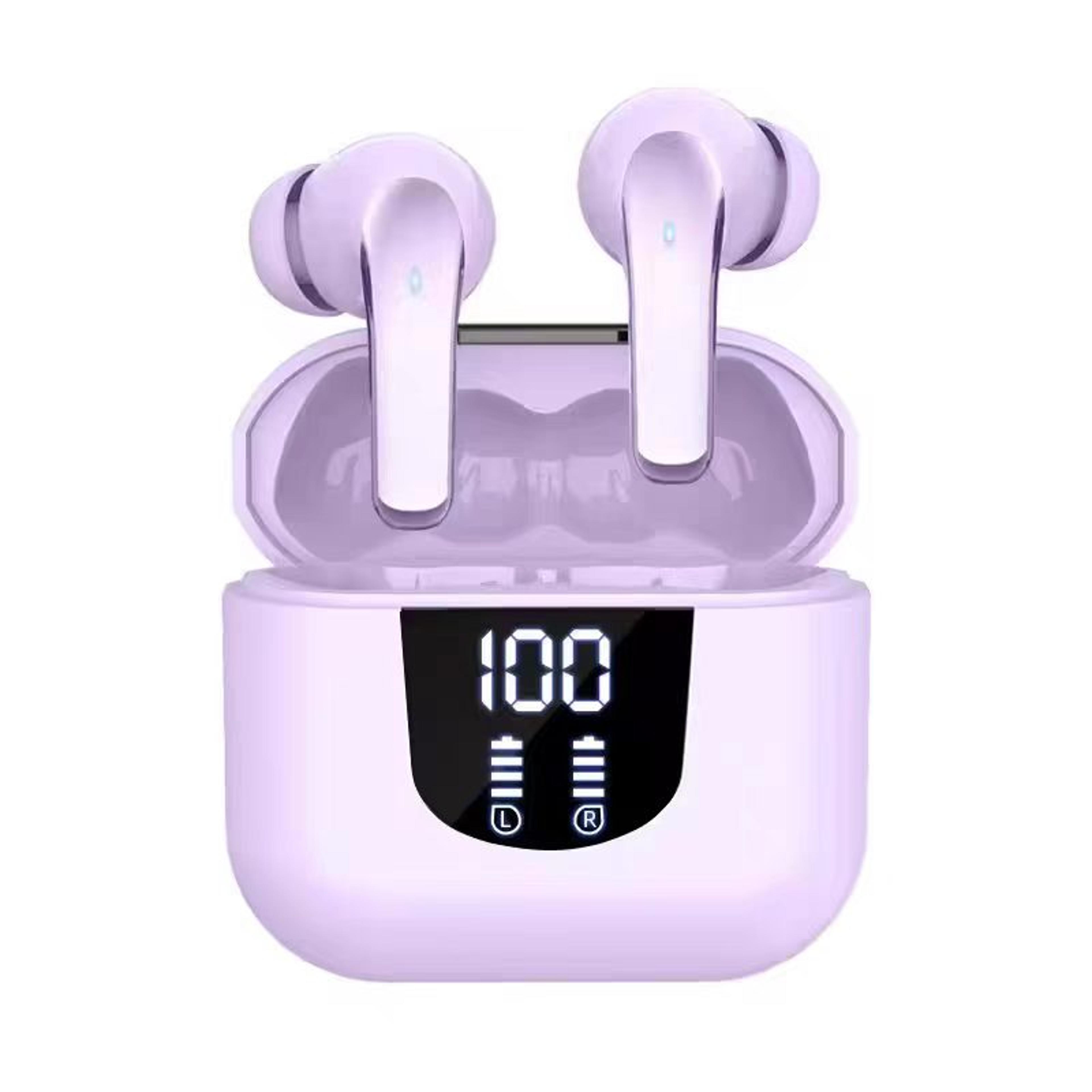 Wireless Bluetooth Earbuds With LED Power Display Touch Control And Low Latency Stereo 5