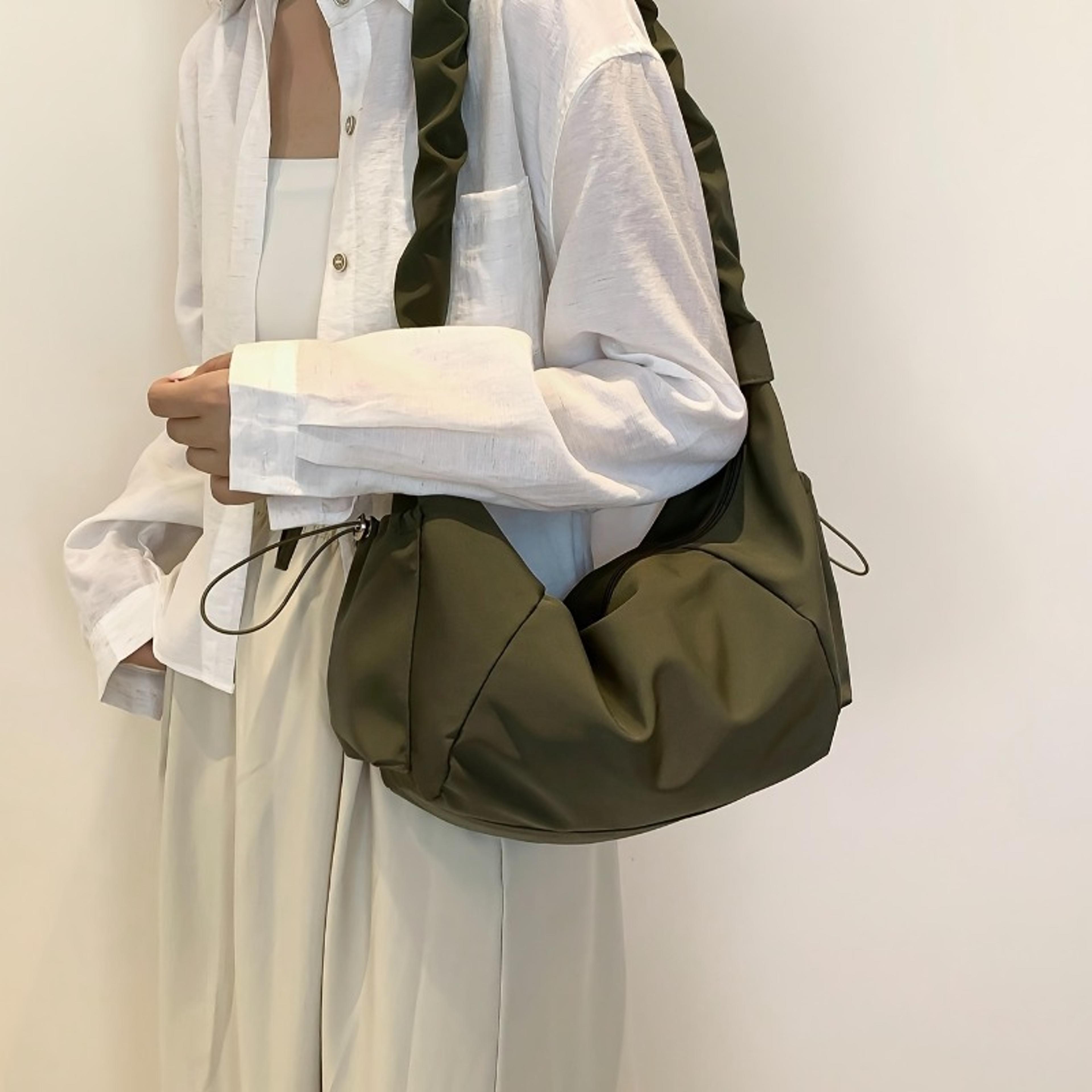 Everyday Nylon Shoulder Bag Multi Pocket Dumpling Crossbody For Women 4