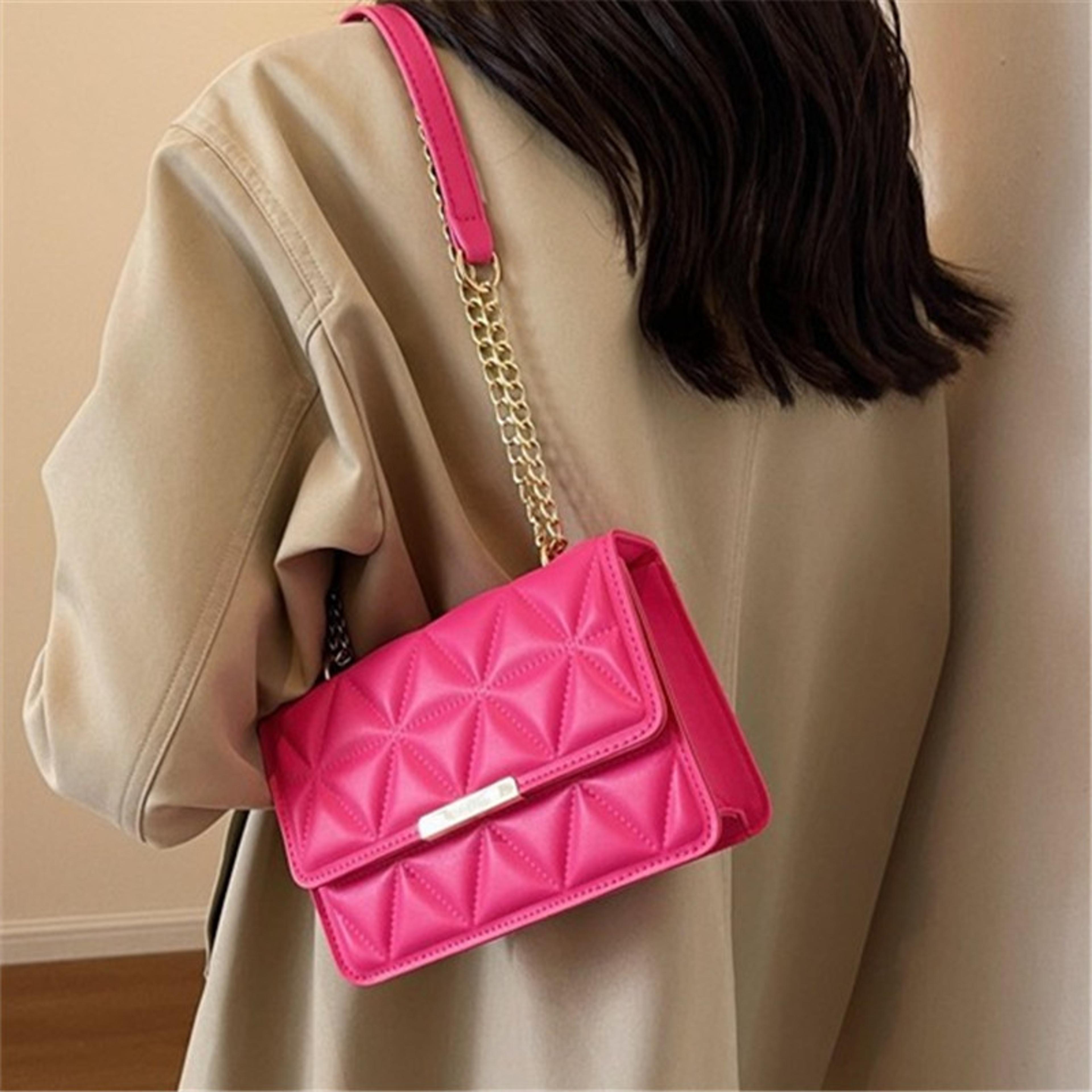 Chic Quilted Crossbody Bag With Chain Strap Small Shoulder Purse For Women 9