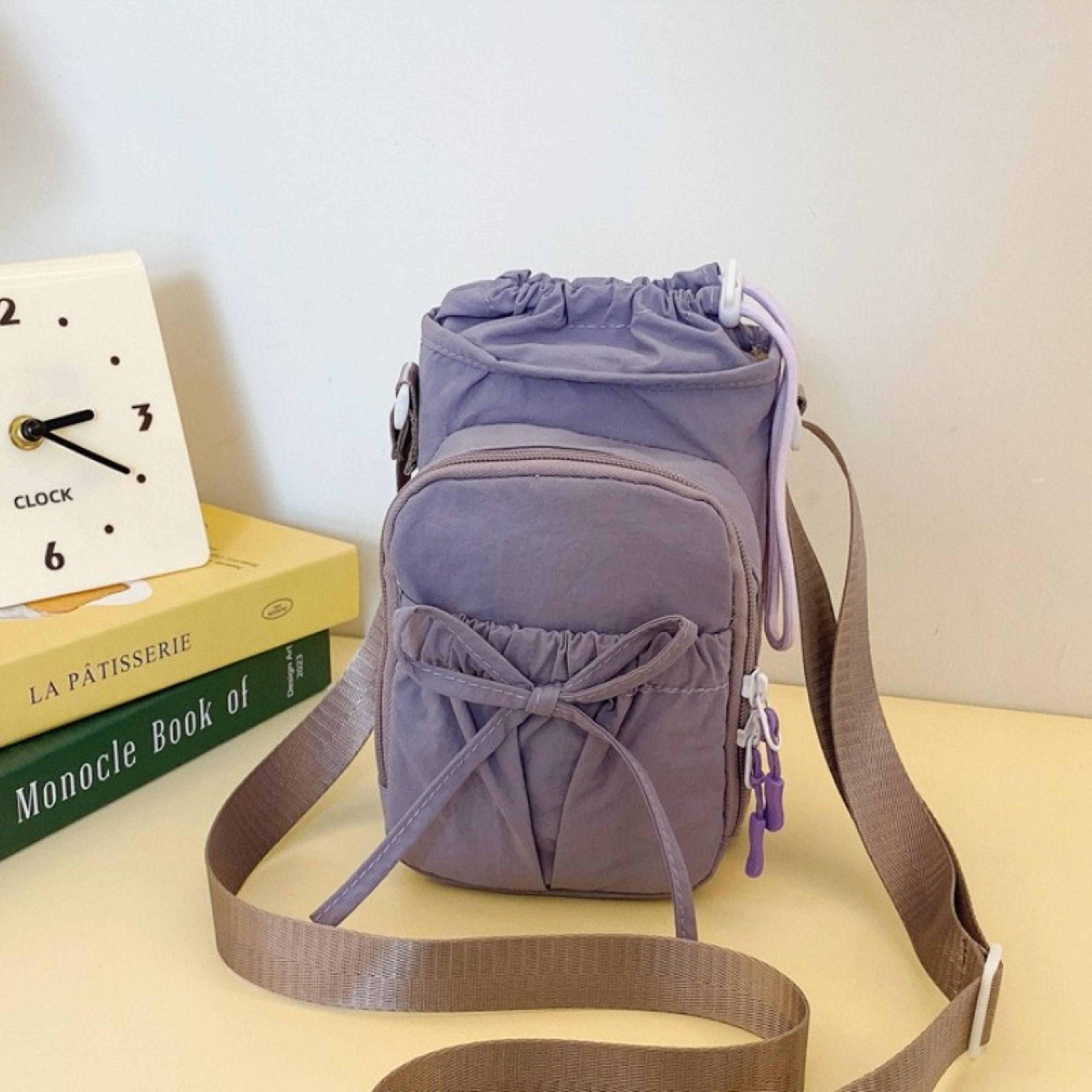 Womens Bow Crossbody Bag With Adjustable Strap And Multi Compartment Storage 8