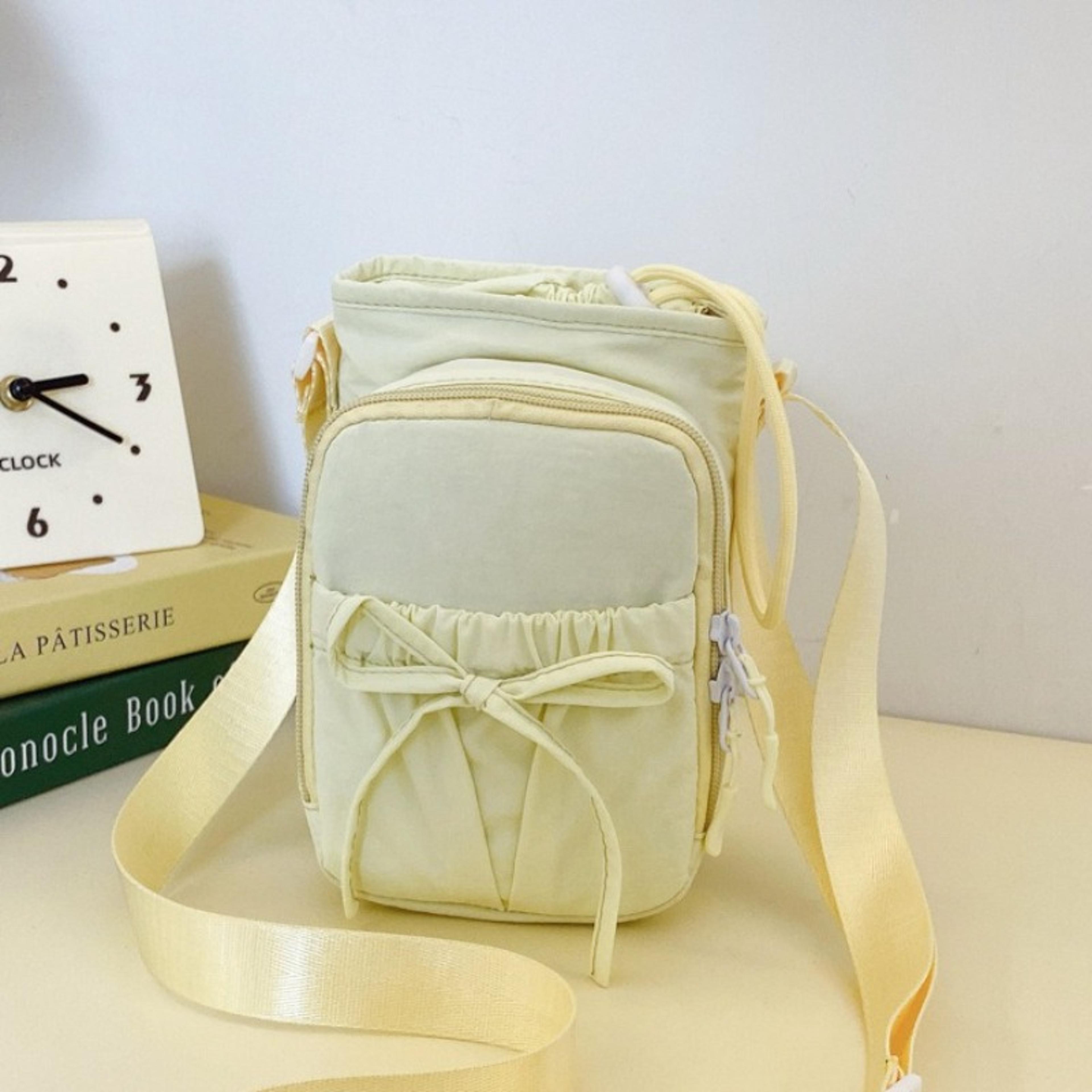 Womens Bow Crossbody Bag With Adjustable Strap And Multi Compartment Storage 9