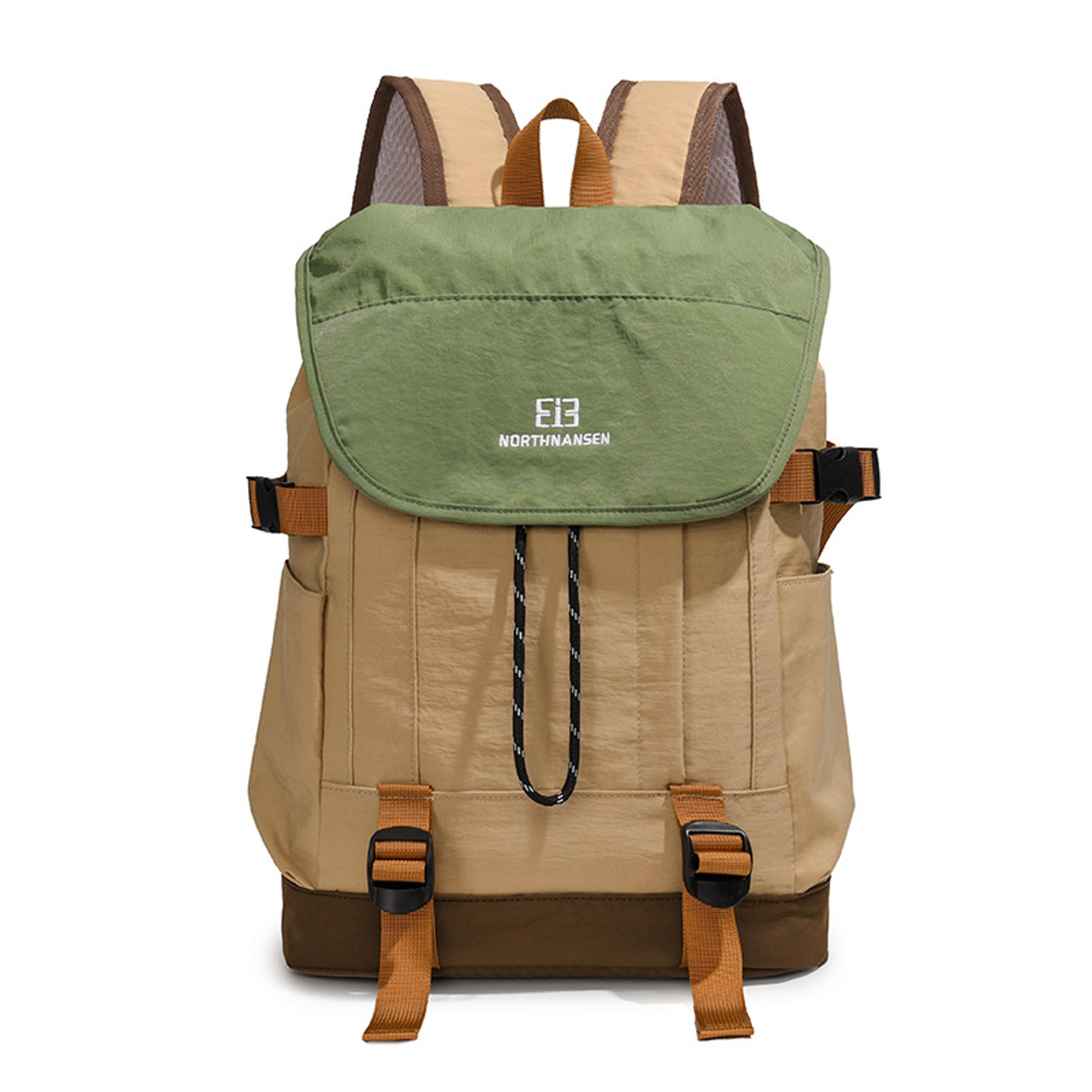 Vintage Large Capacity Backpack Multi Compartment Water Resistant Backpack For Travel 3