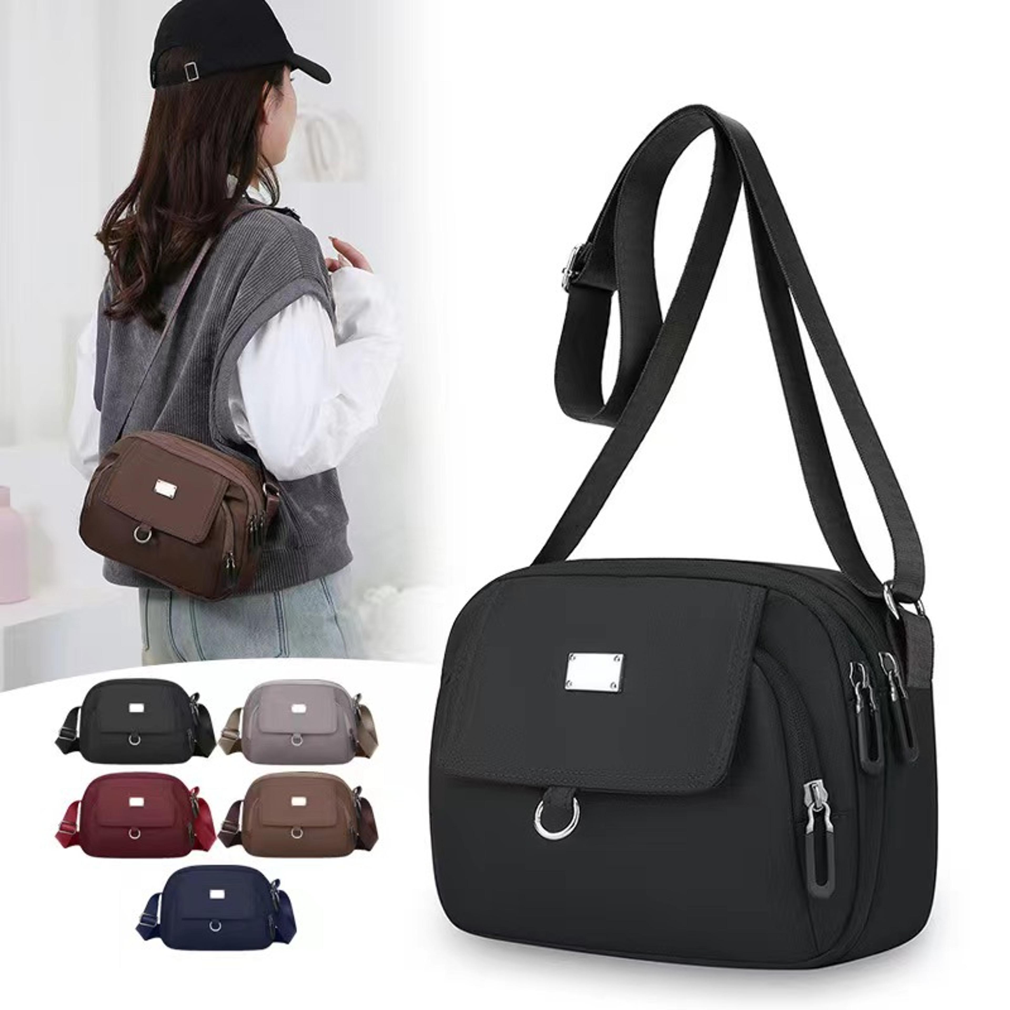 Womens Multi Pocket Crossbody Bag With Adjustable Strap For Travel And Daily Use 1