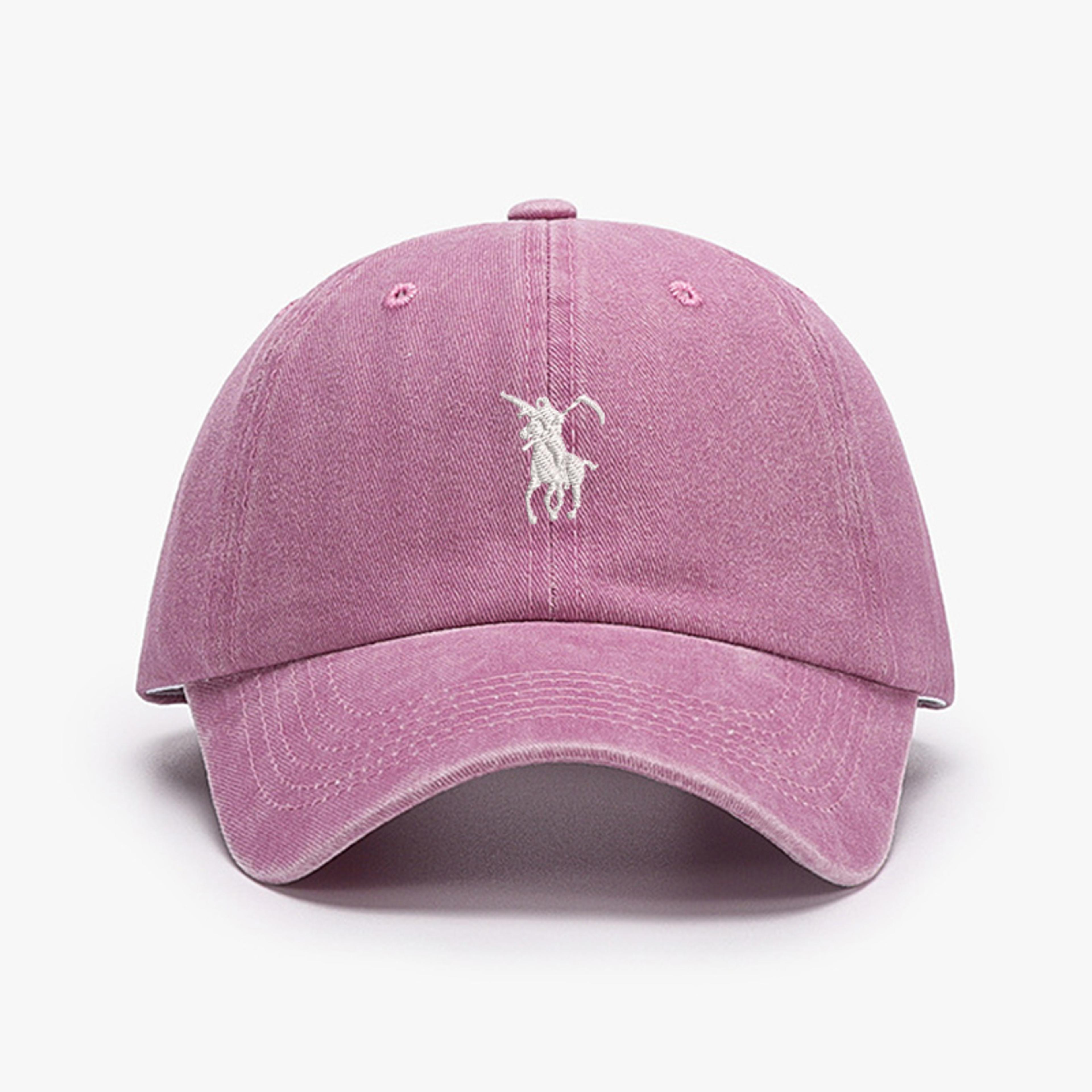 Grim Reaper Embroidered Washed Cotton Dad Cap 3