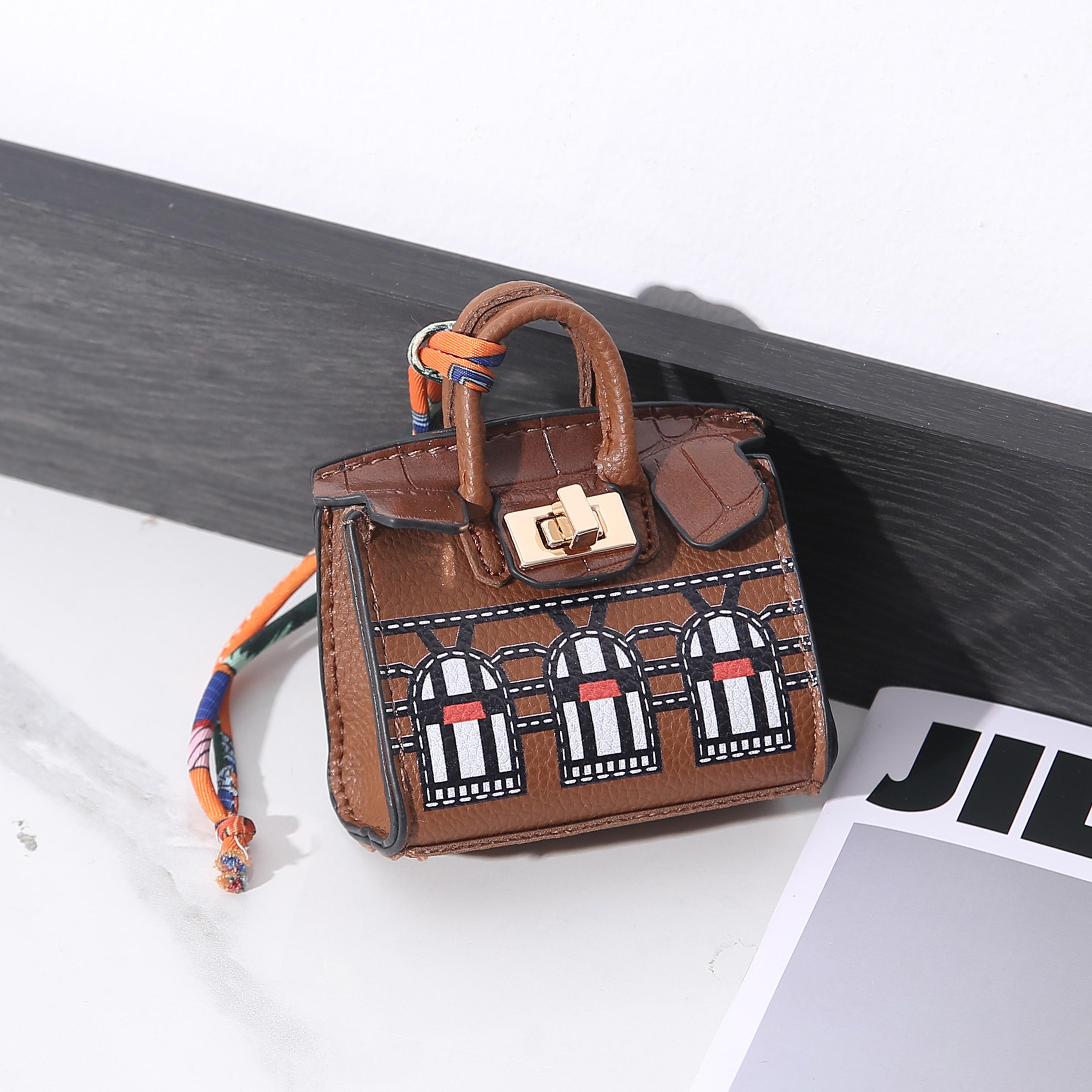Mini House Coin Purse Keychain Portable Earbud Case And Small Essentials Pouch 2
